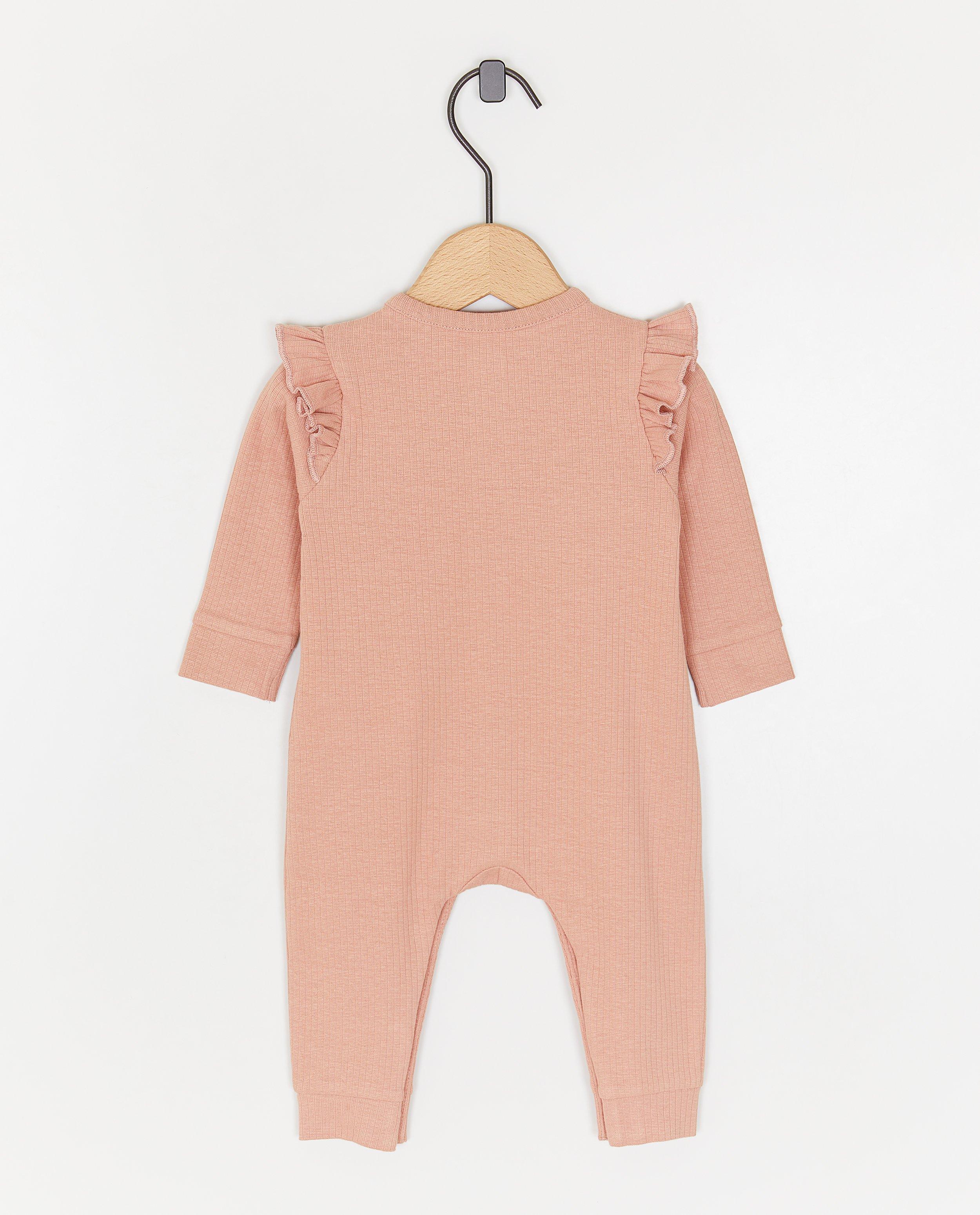 Jumpsuit - Kruippakje met fijne rib