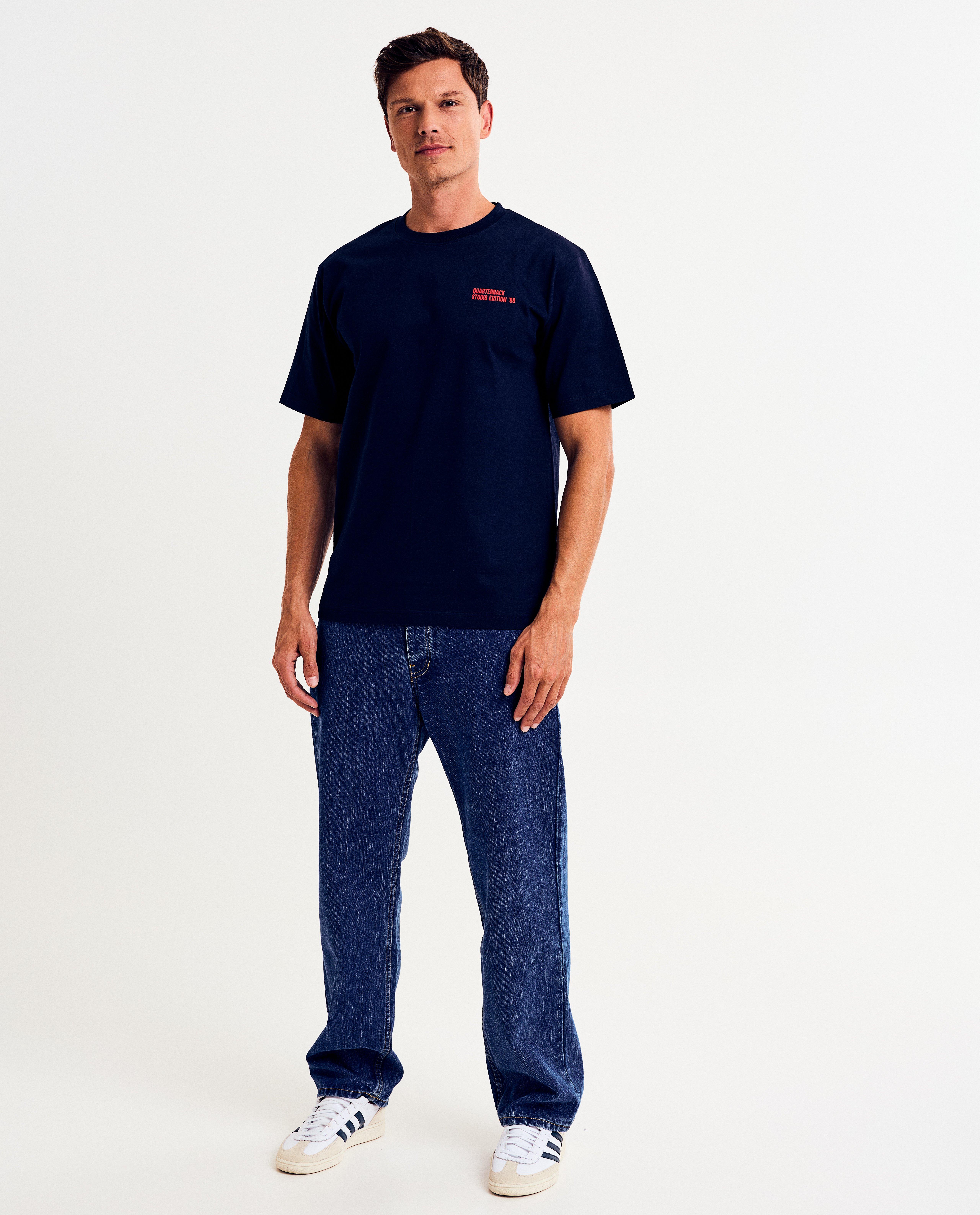 T-shirts - T-shirt met backprint, oversized fit