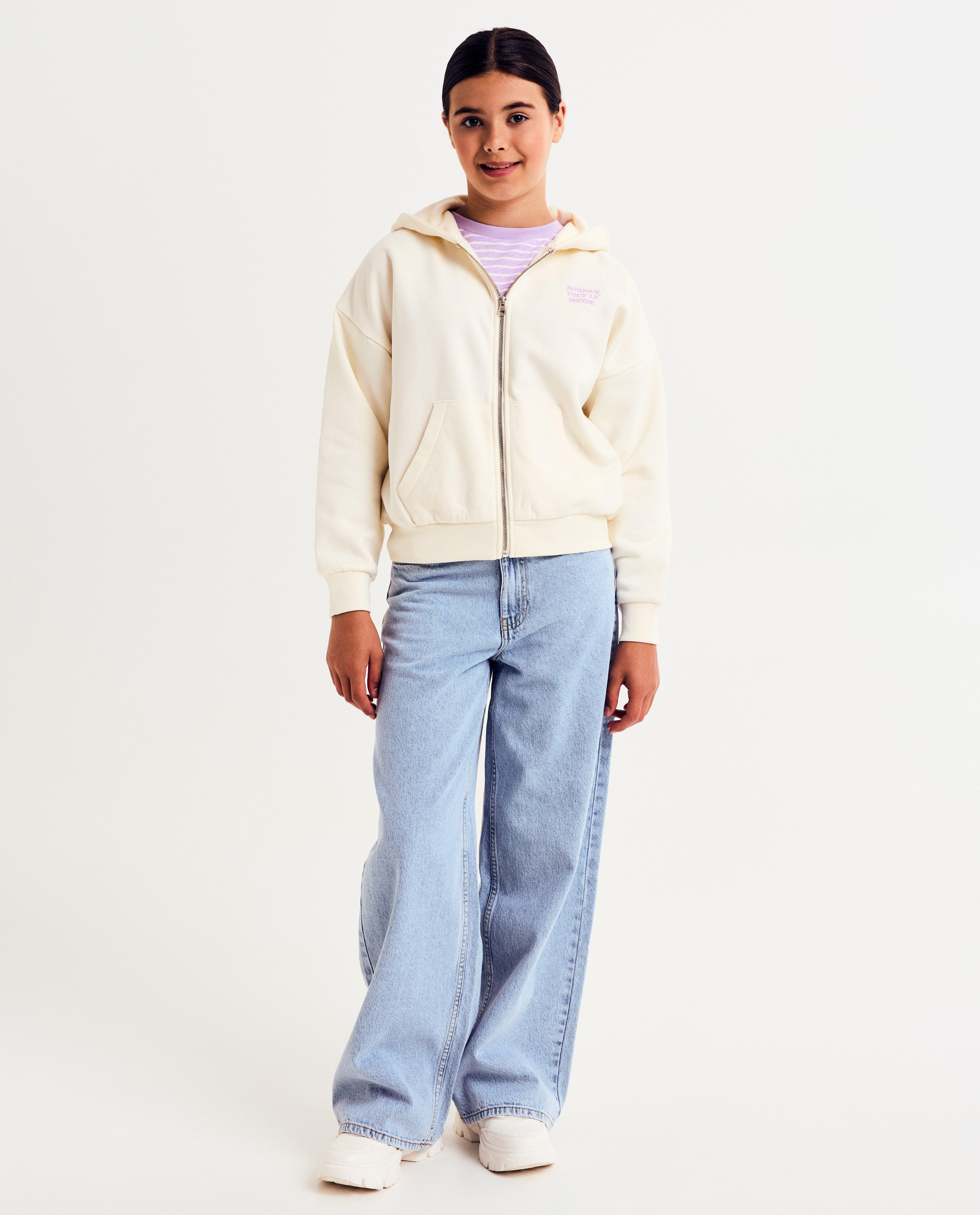 Cardigan - Sweatvest met opschrift