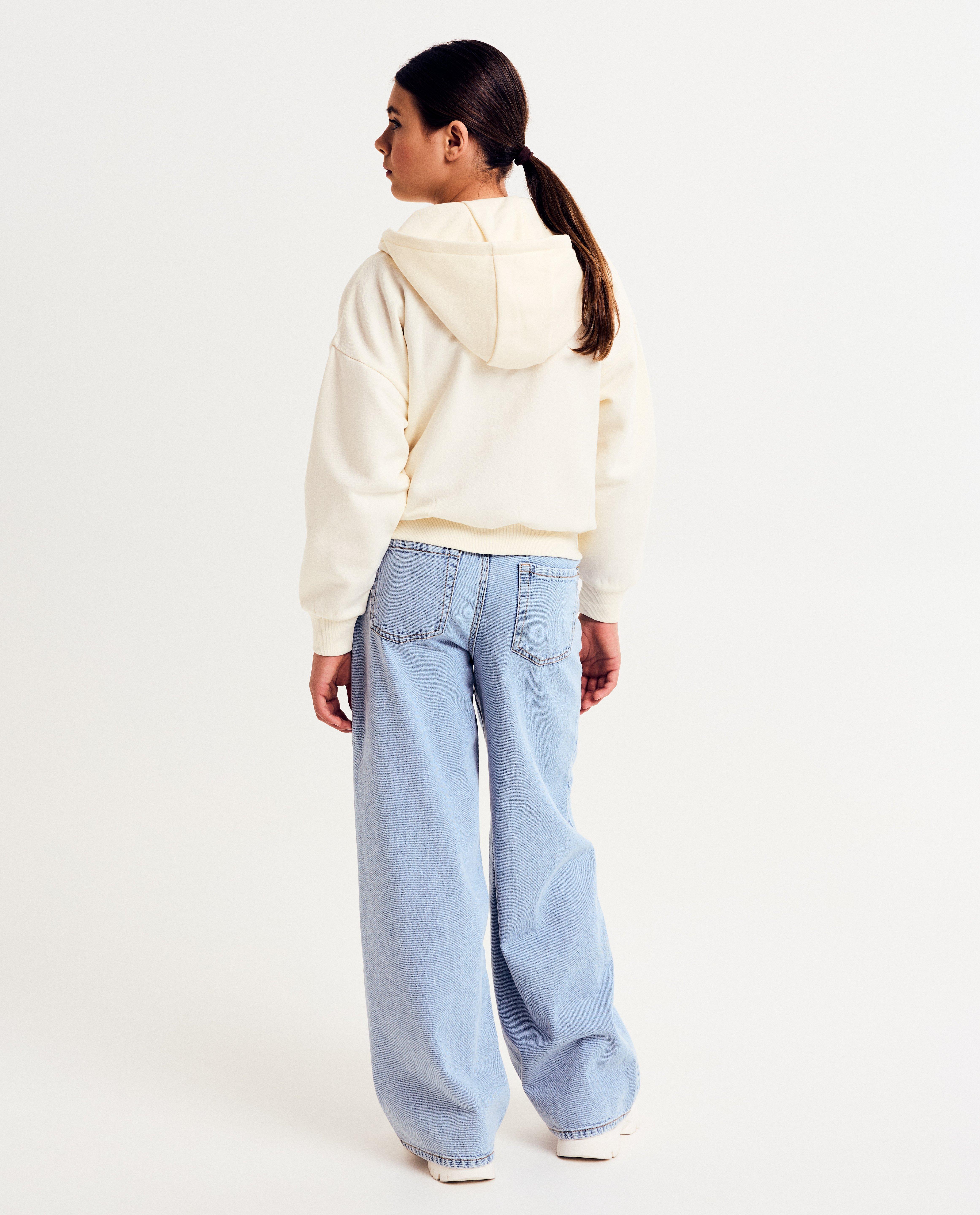 Jeans - Blauwe jeans, wide fit