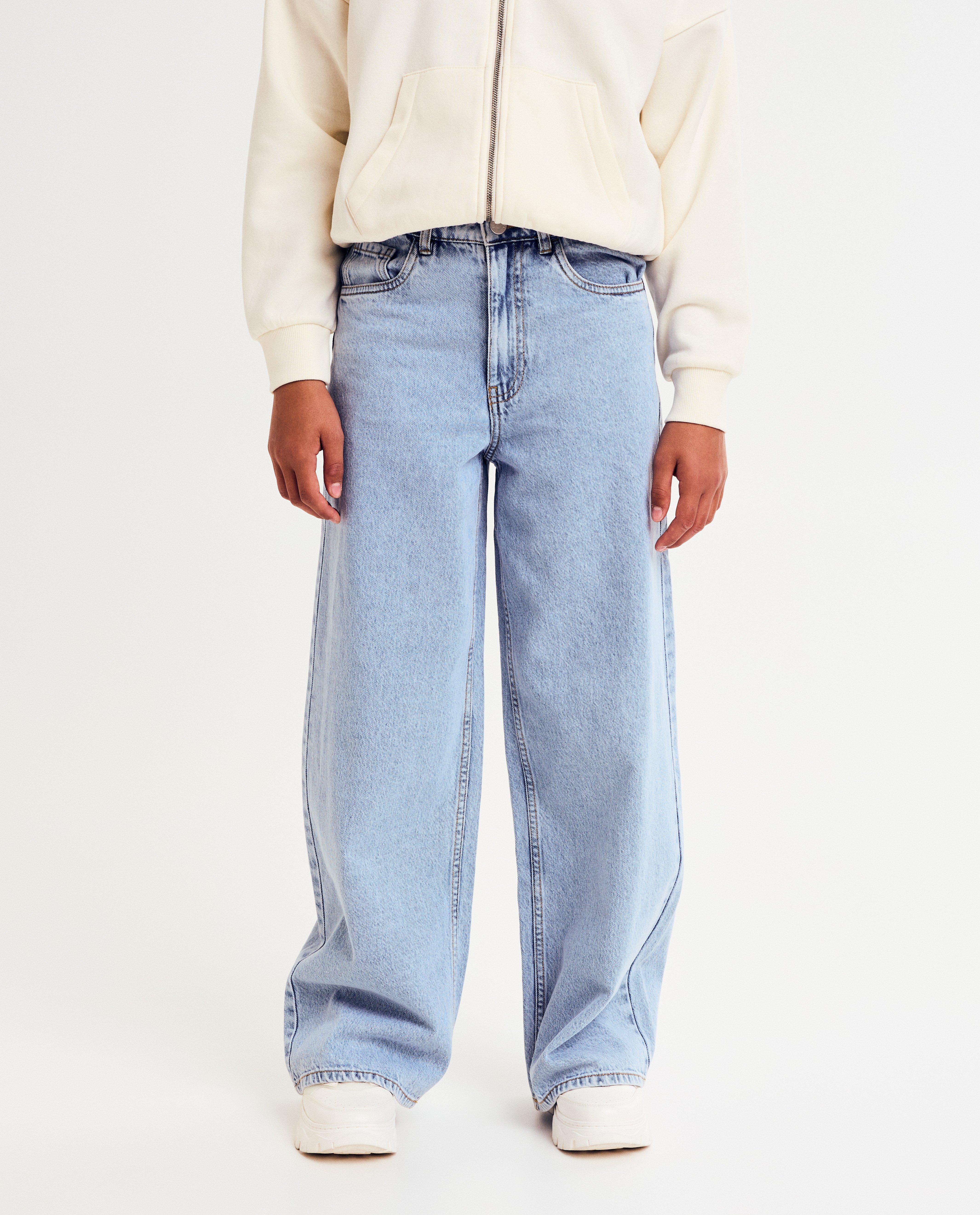 Jeans - Blauwe jeans, wide fit