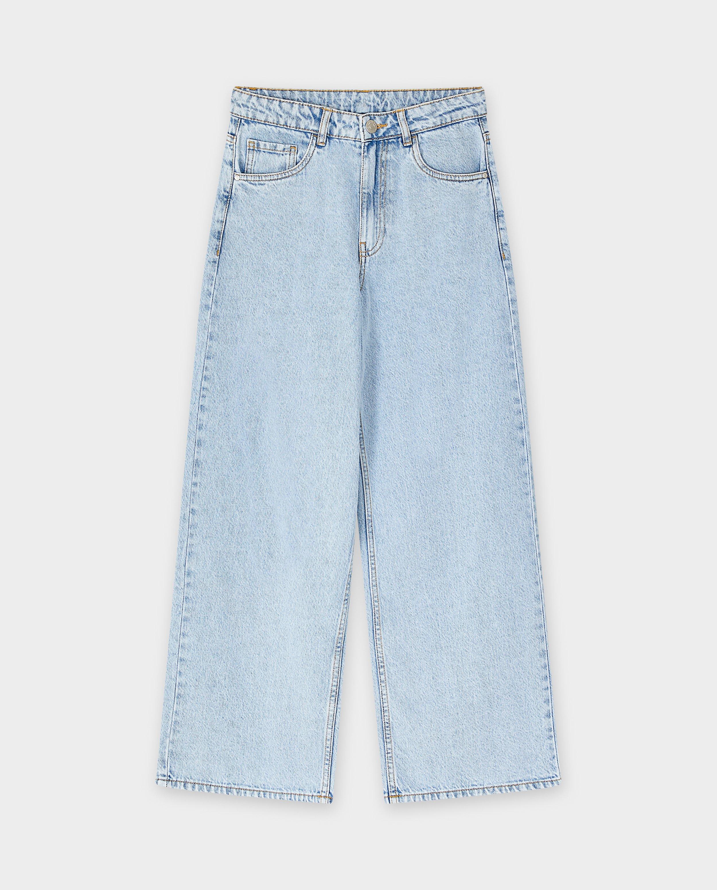 Jeans - Blauwe jeans, wide fit