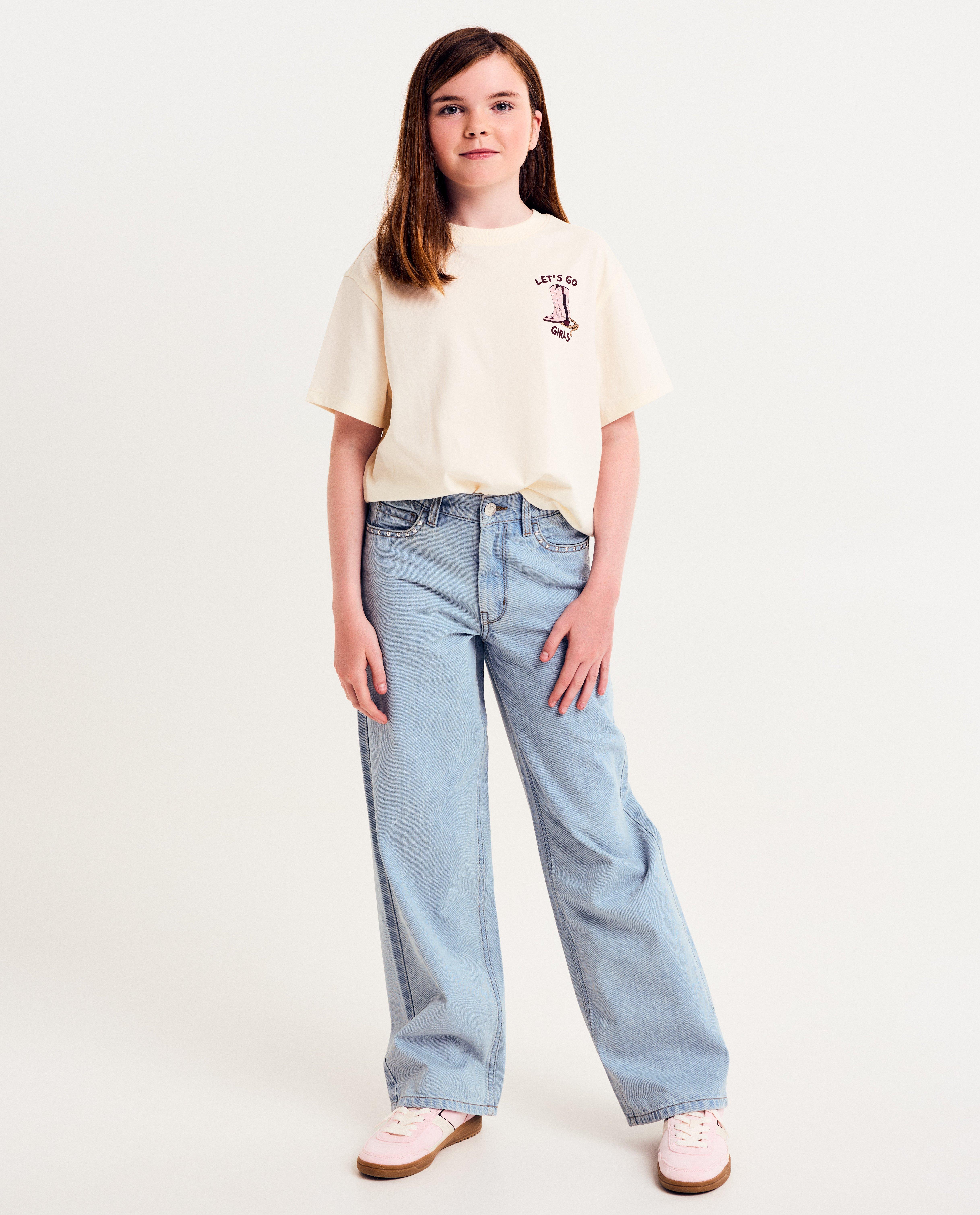 T-shirts - T-shirt met kleine print cowboylaarzen
