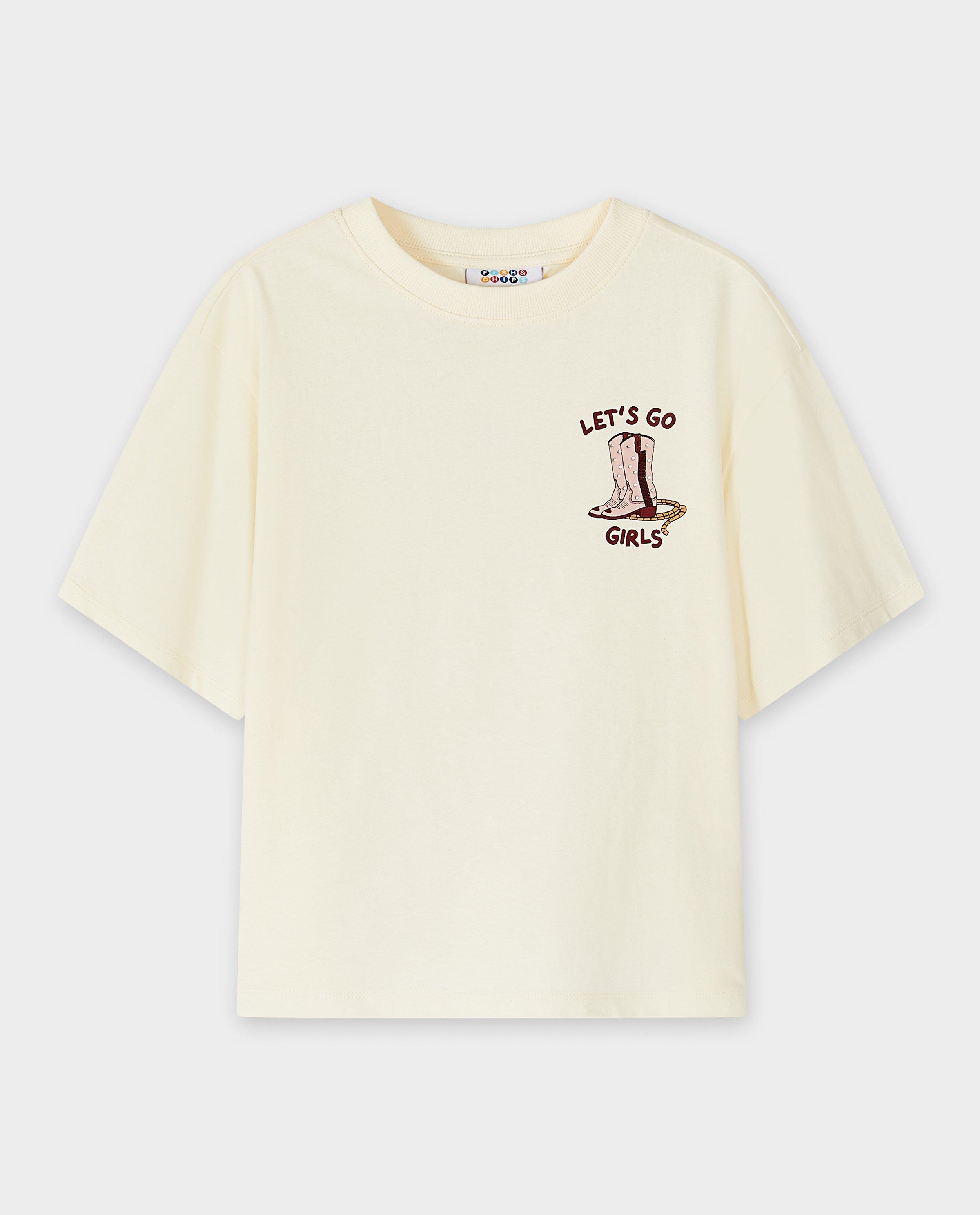 T-shirts - T-shirt met kleine print cowboylaarzen