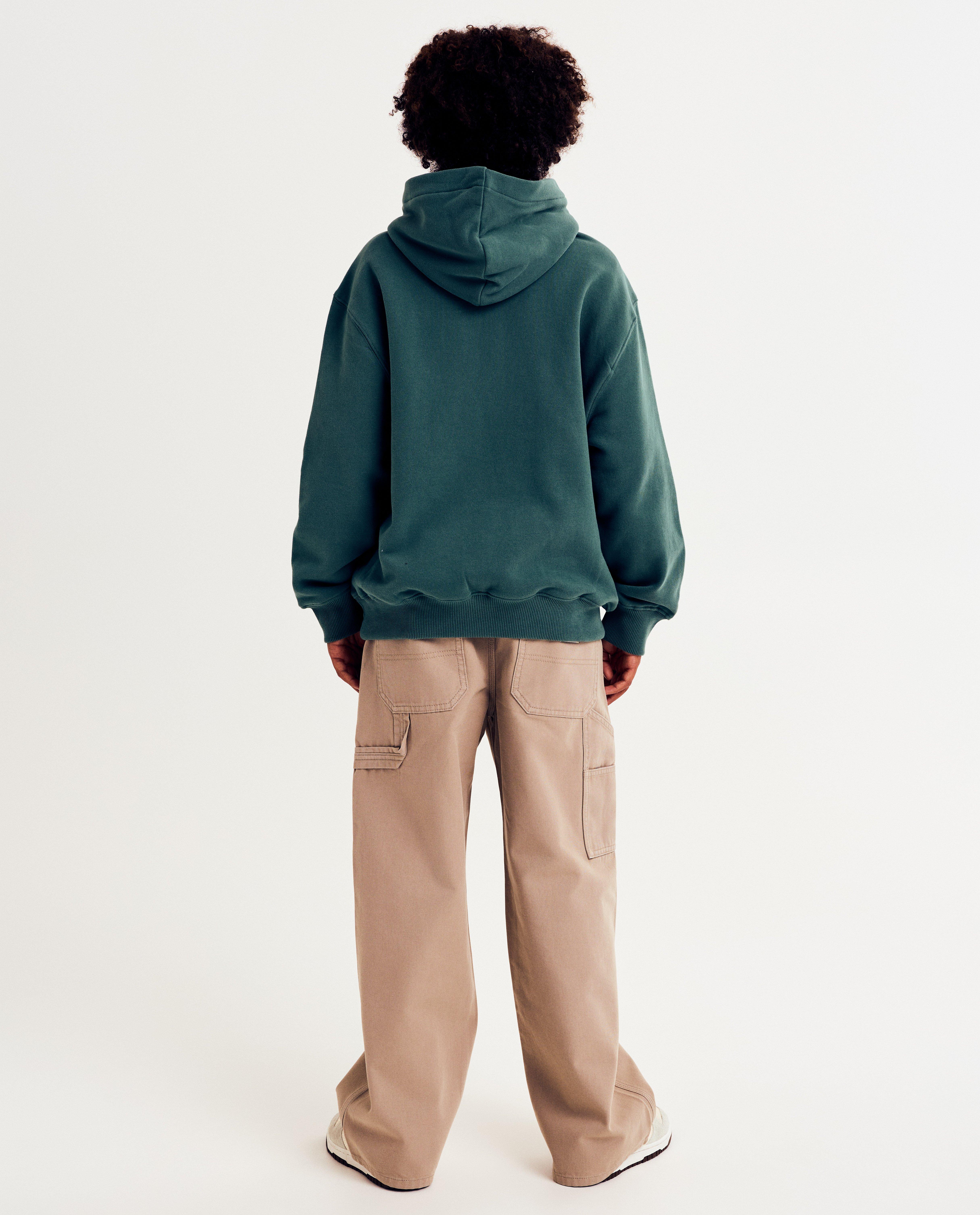 Sweaters - Hoodie met geborduurde figuur, loose fit