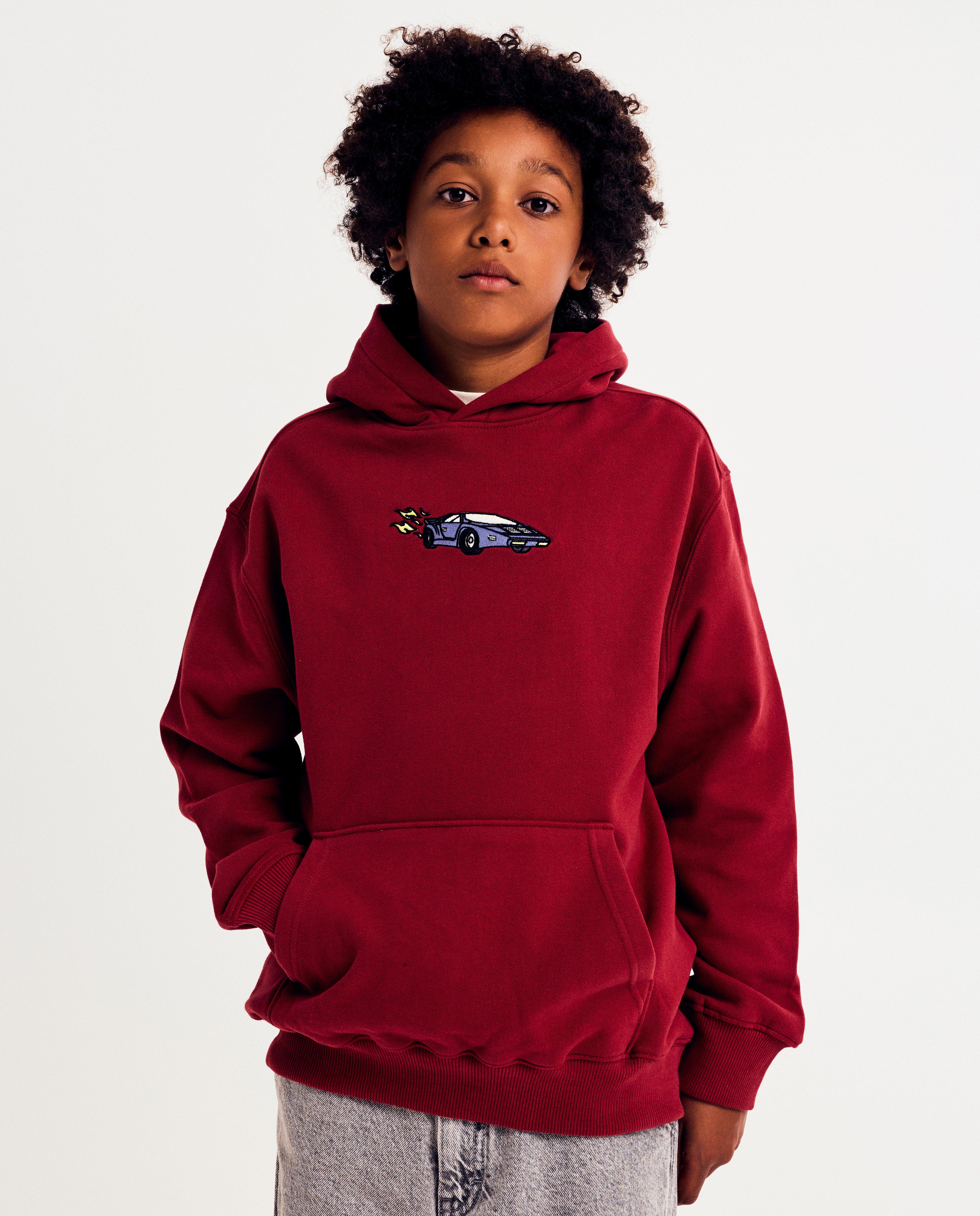 Hoodie met geborduurde figuur, loose fit