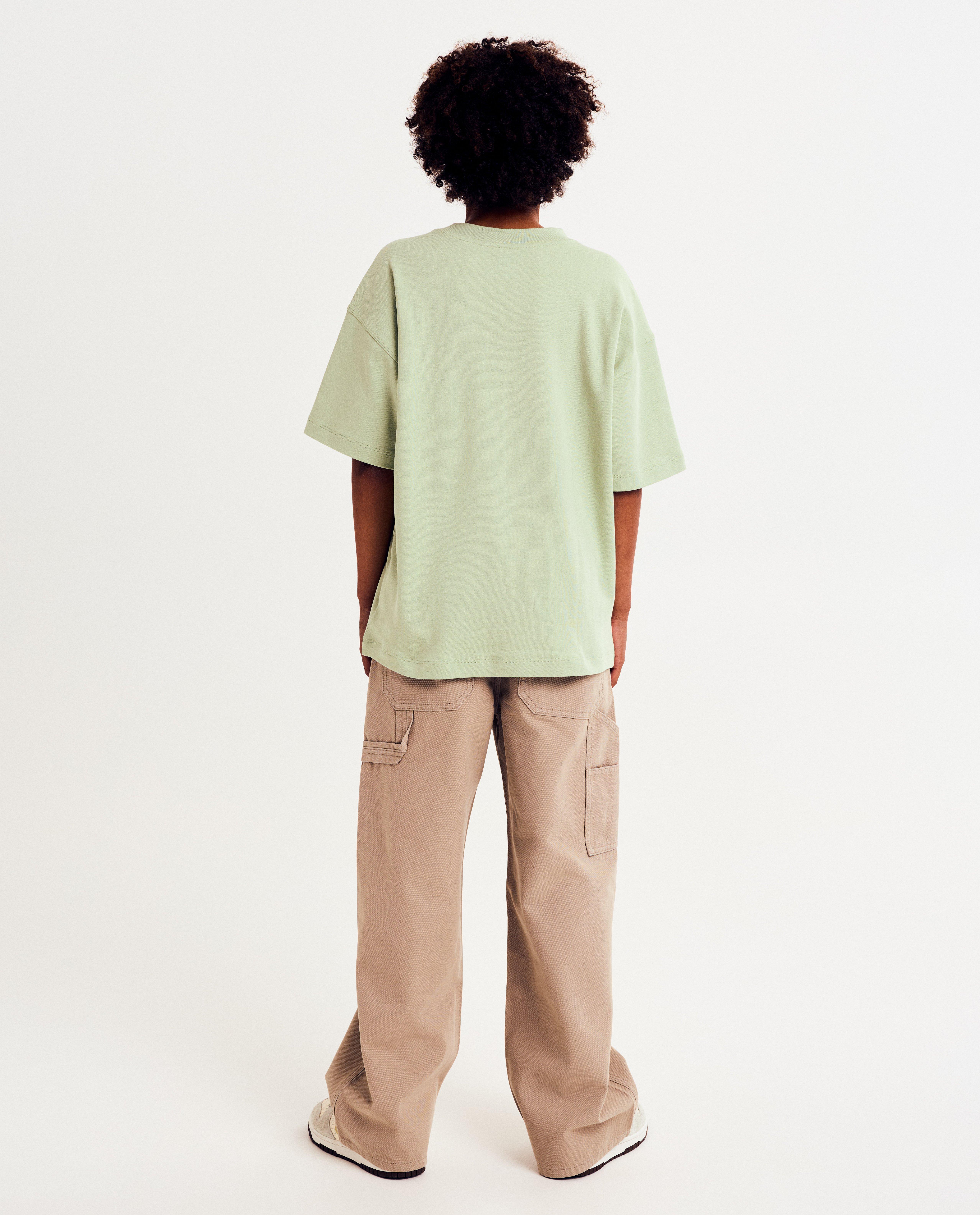 T-shirts - T-shirt met geborduurde auto, loose fit