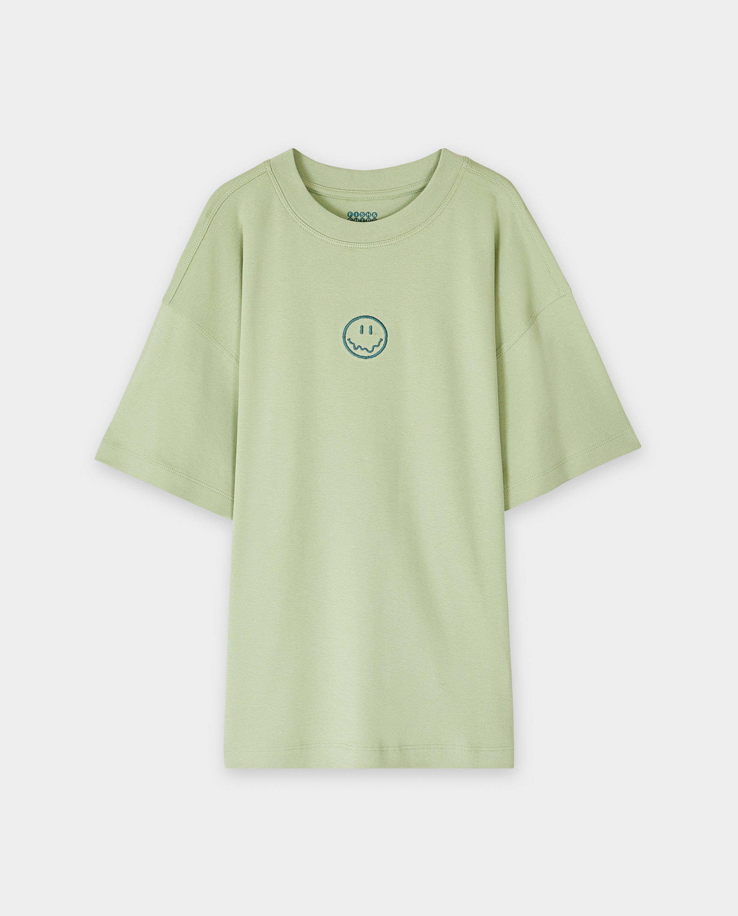 T-shirts - T-shirt met geborduurde auto, loose fit