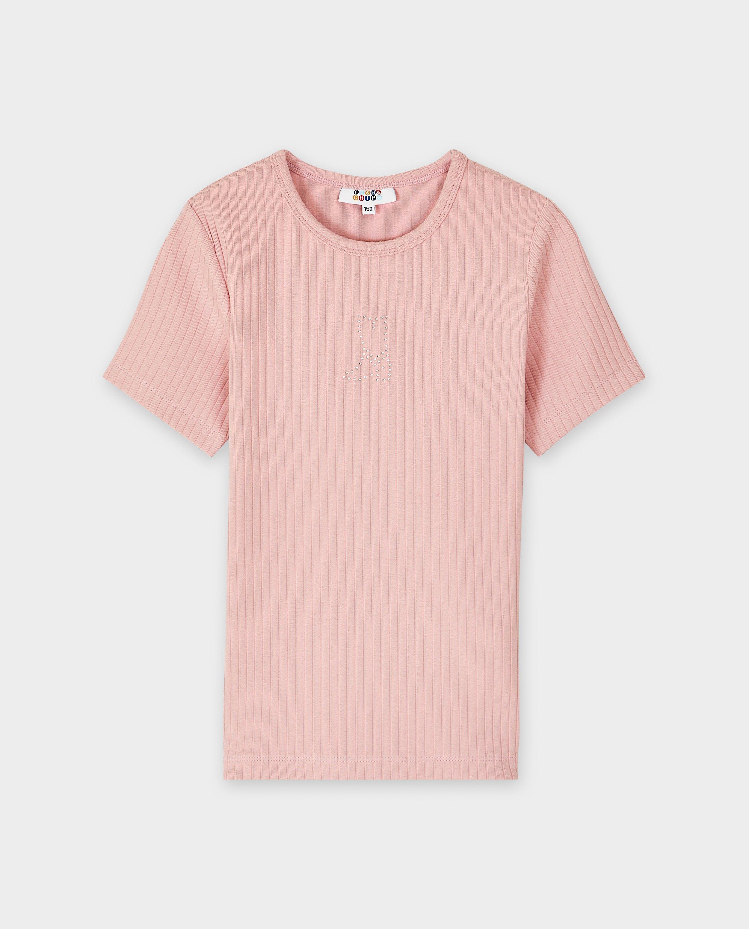 T-shirts - T-shirt met cowboylaars van strass-steentjes