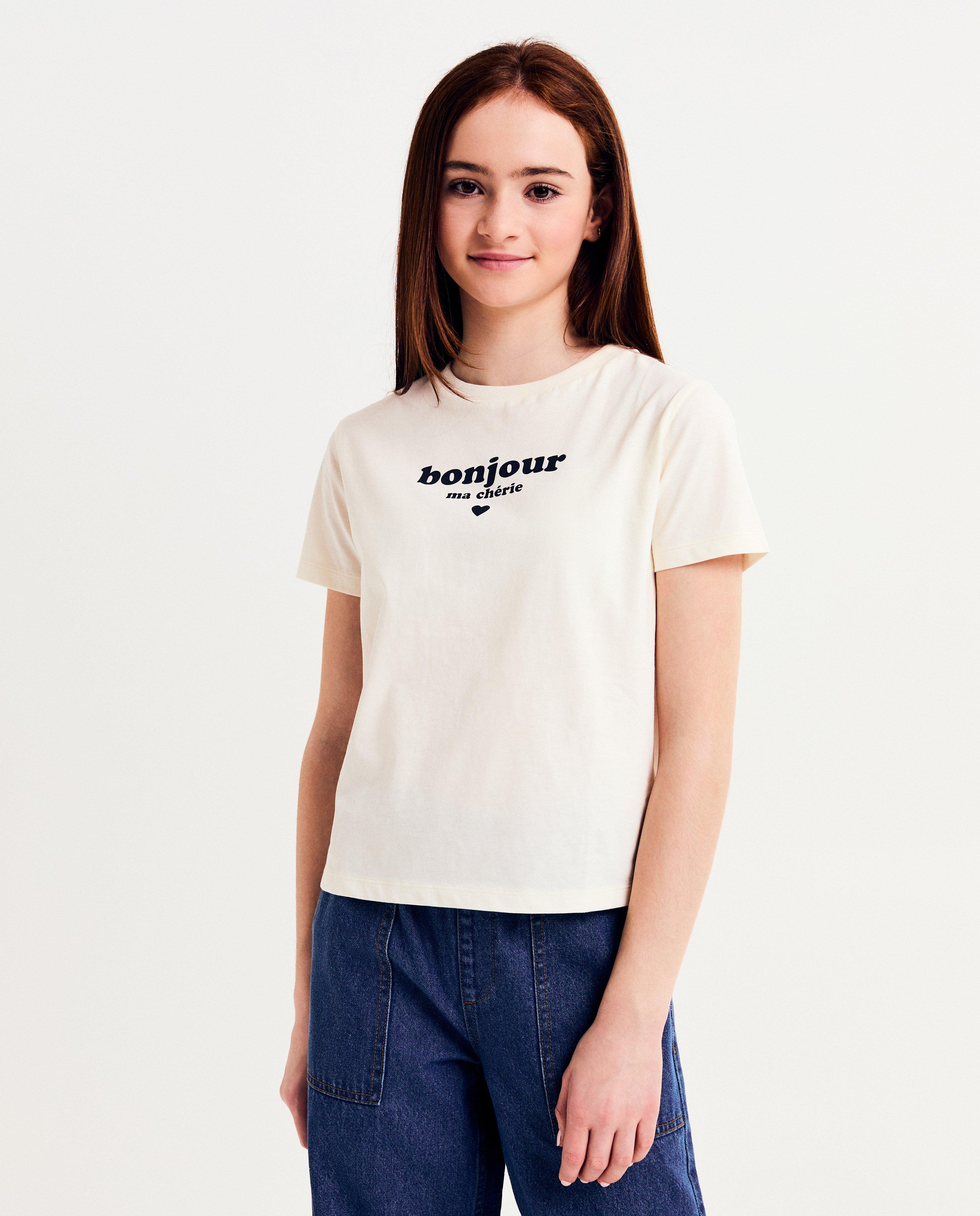 T-shirt met opschrift - null - Besties