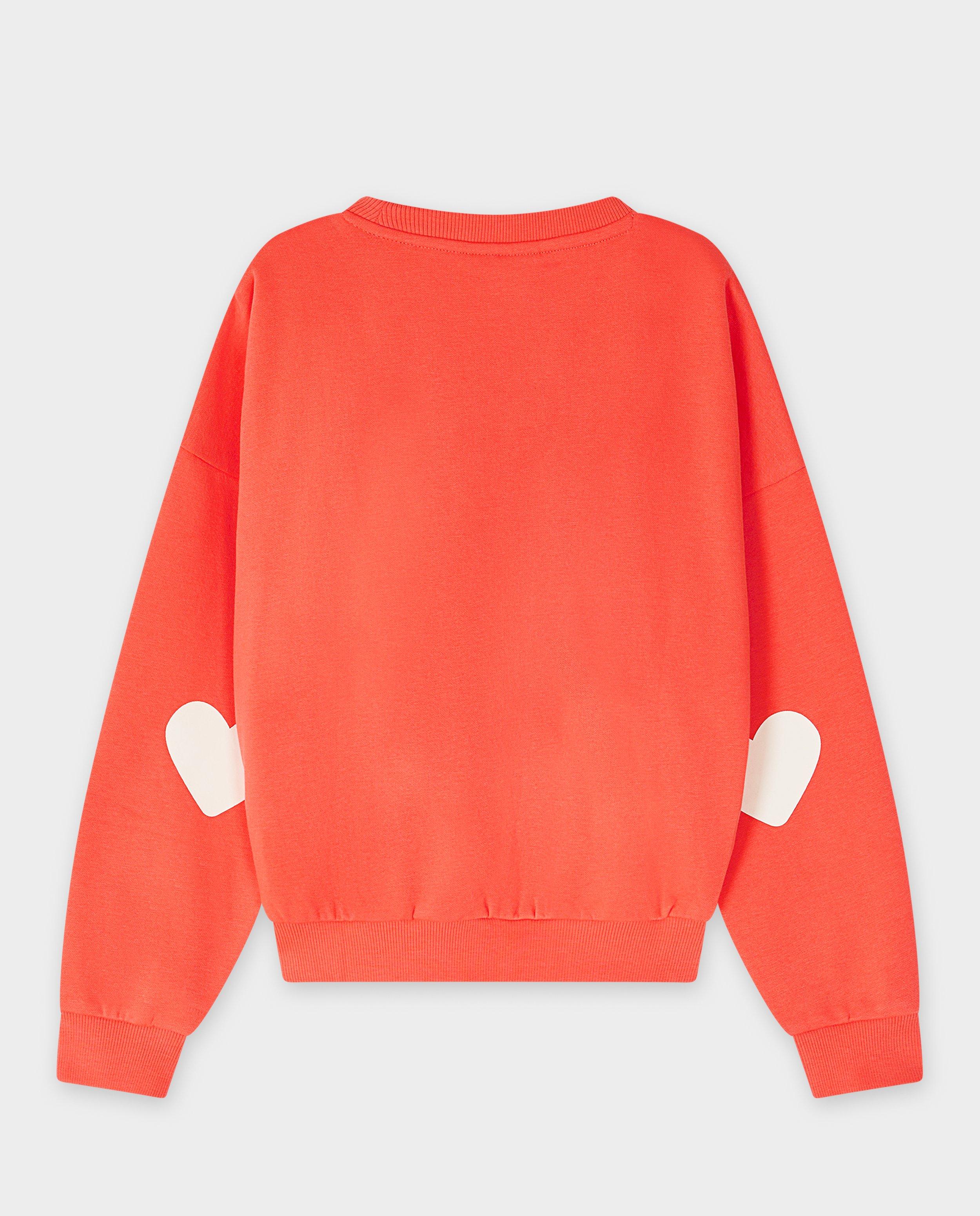 Sweaters - Sweater met opschrift in reliëf, oversized fit