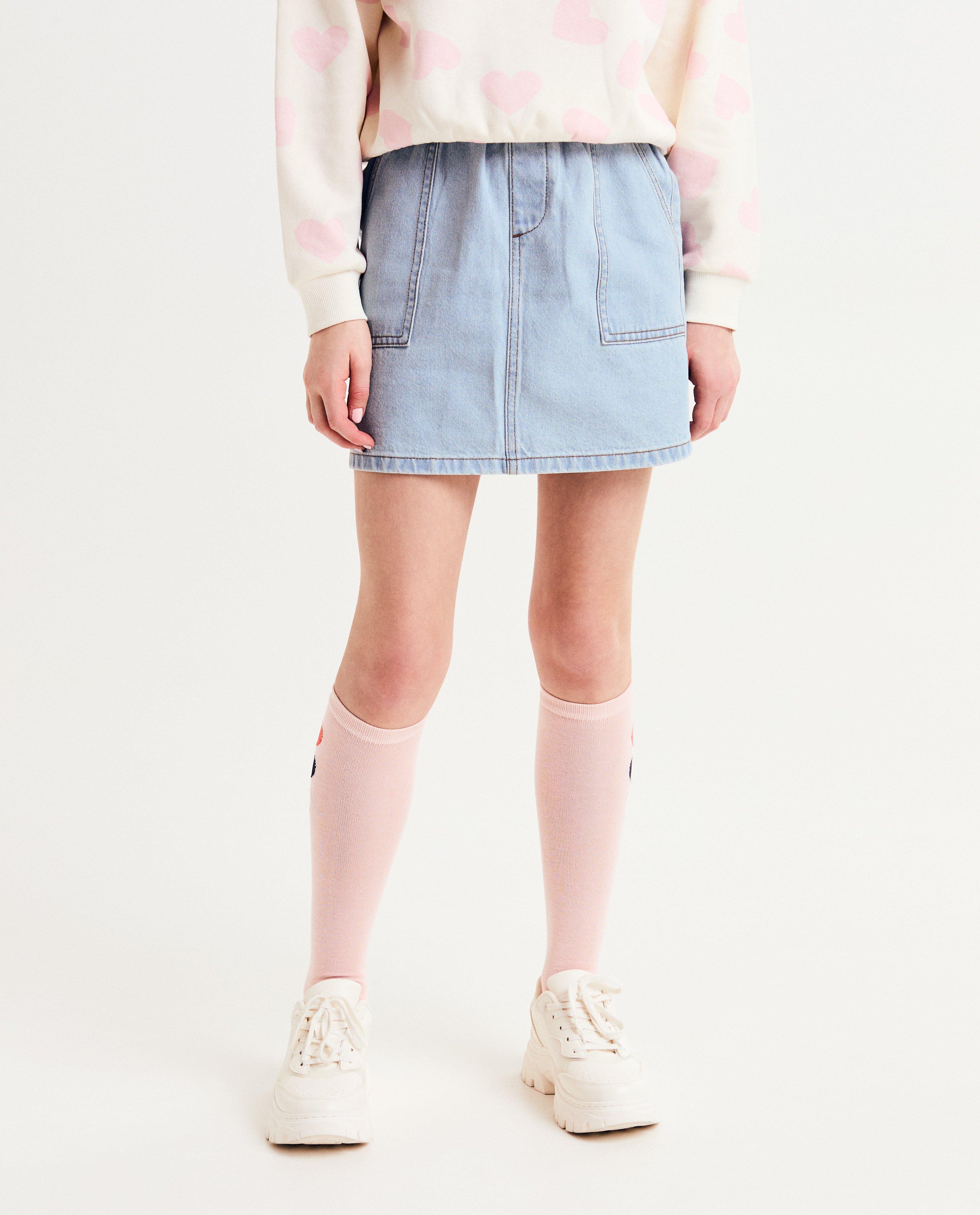 Rokken - Blauwe jeansrok