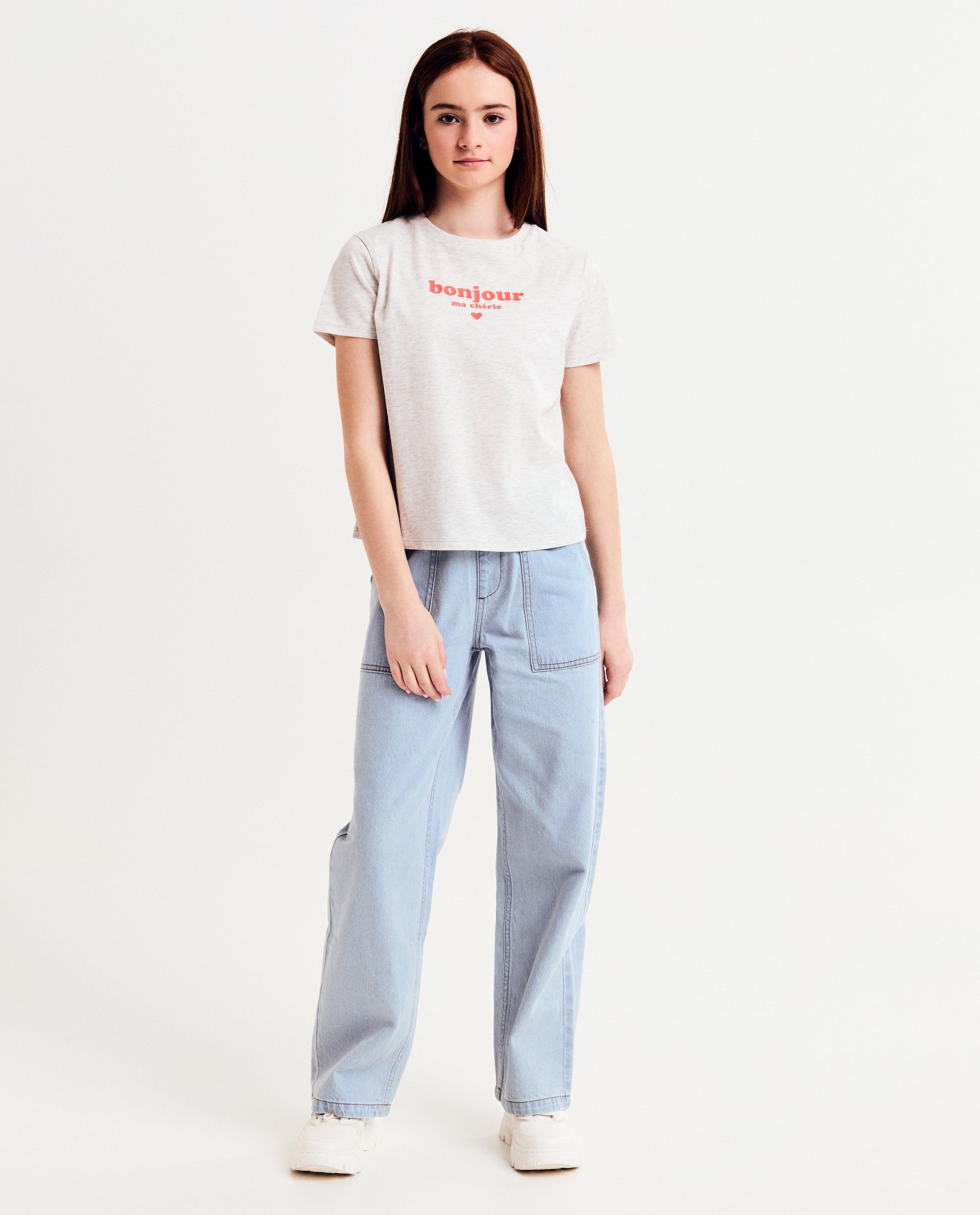 Blauwe jeans, straight fit - null - Besties