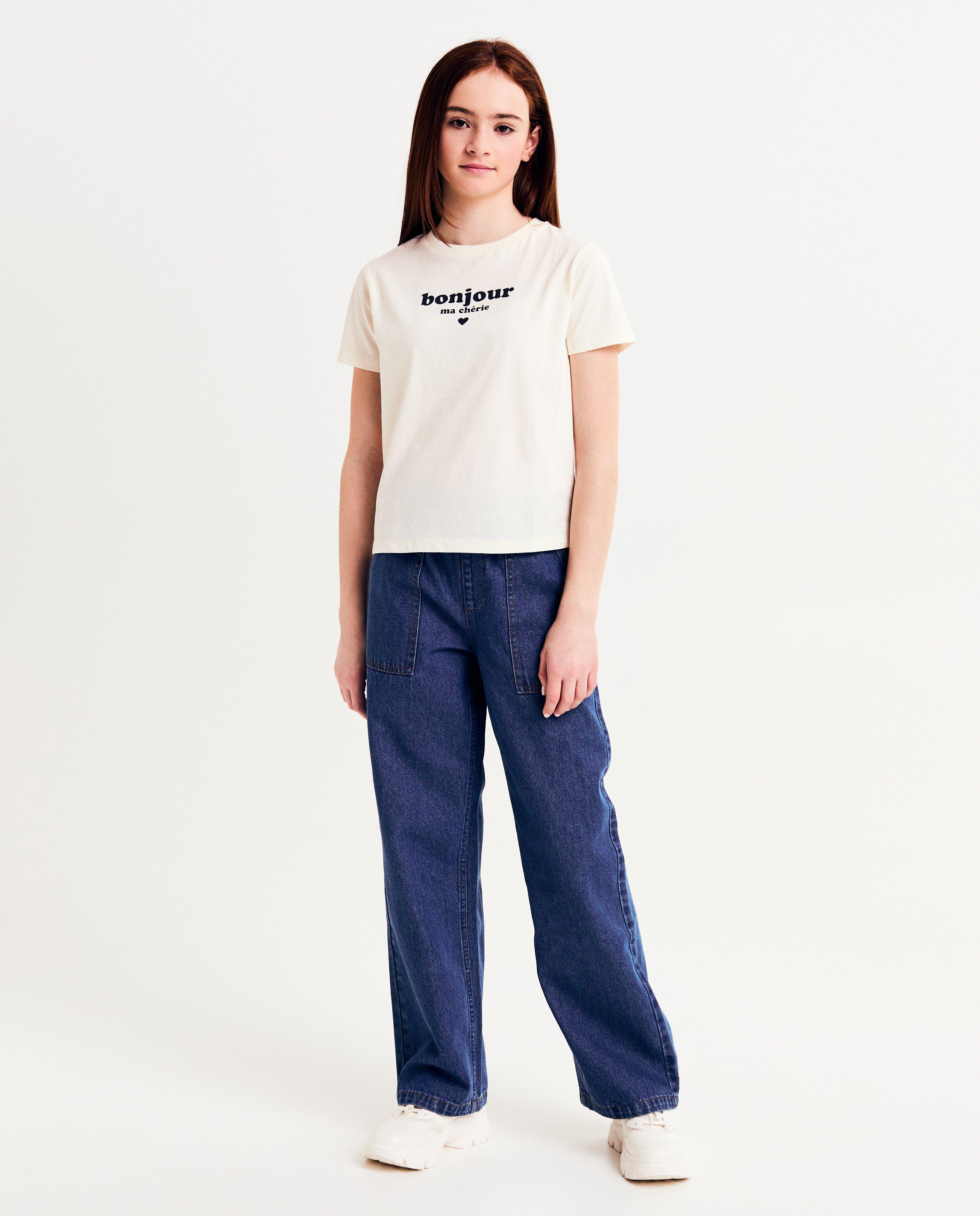 Blauwe jeans, straight fit - null - Besties
