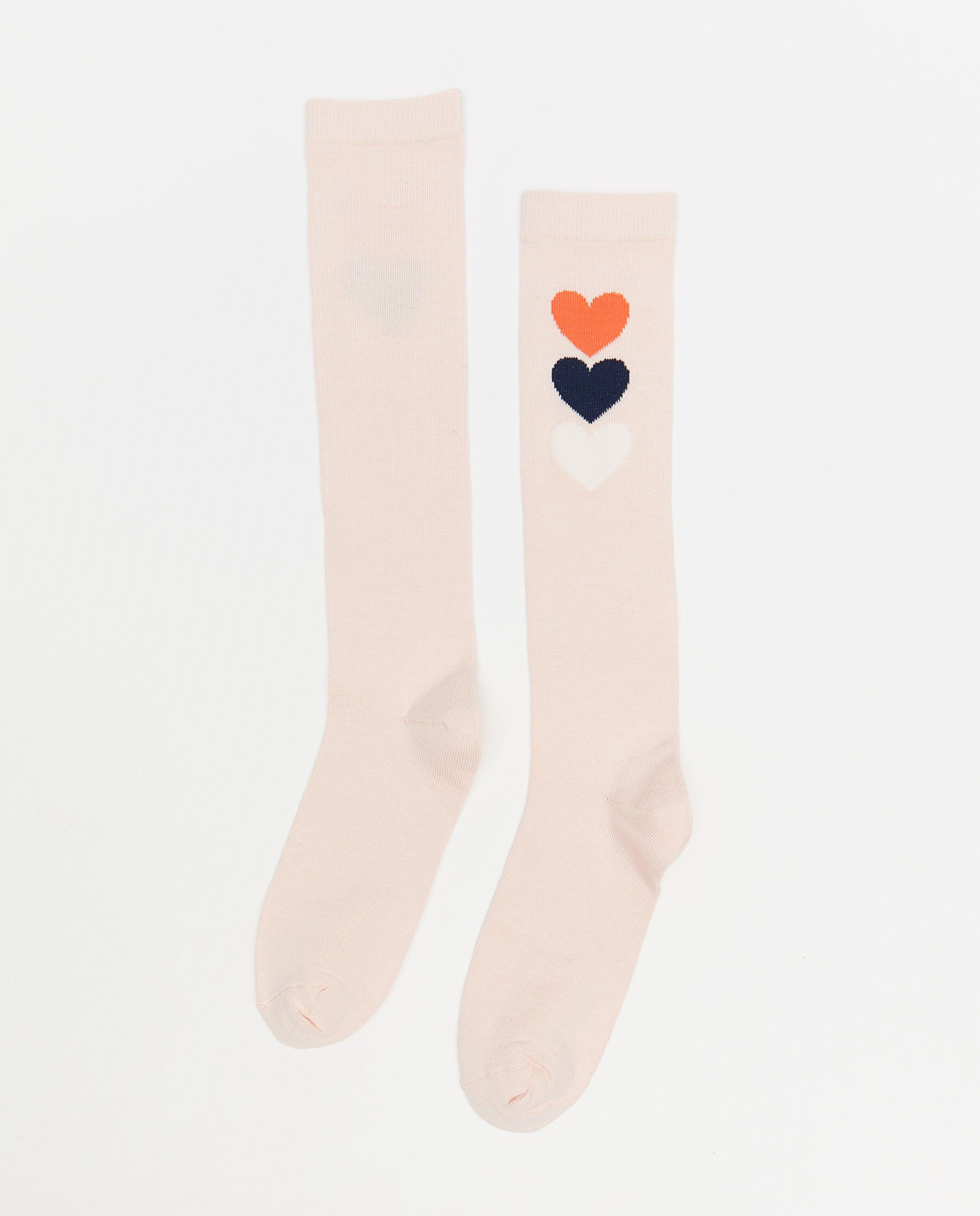 Kniekousen met print hartjes - null - Besties