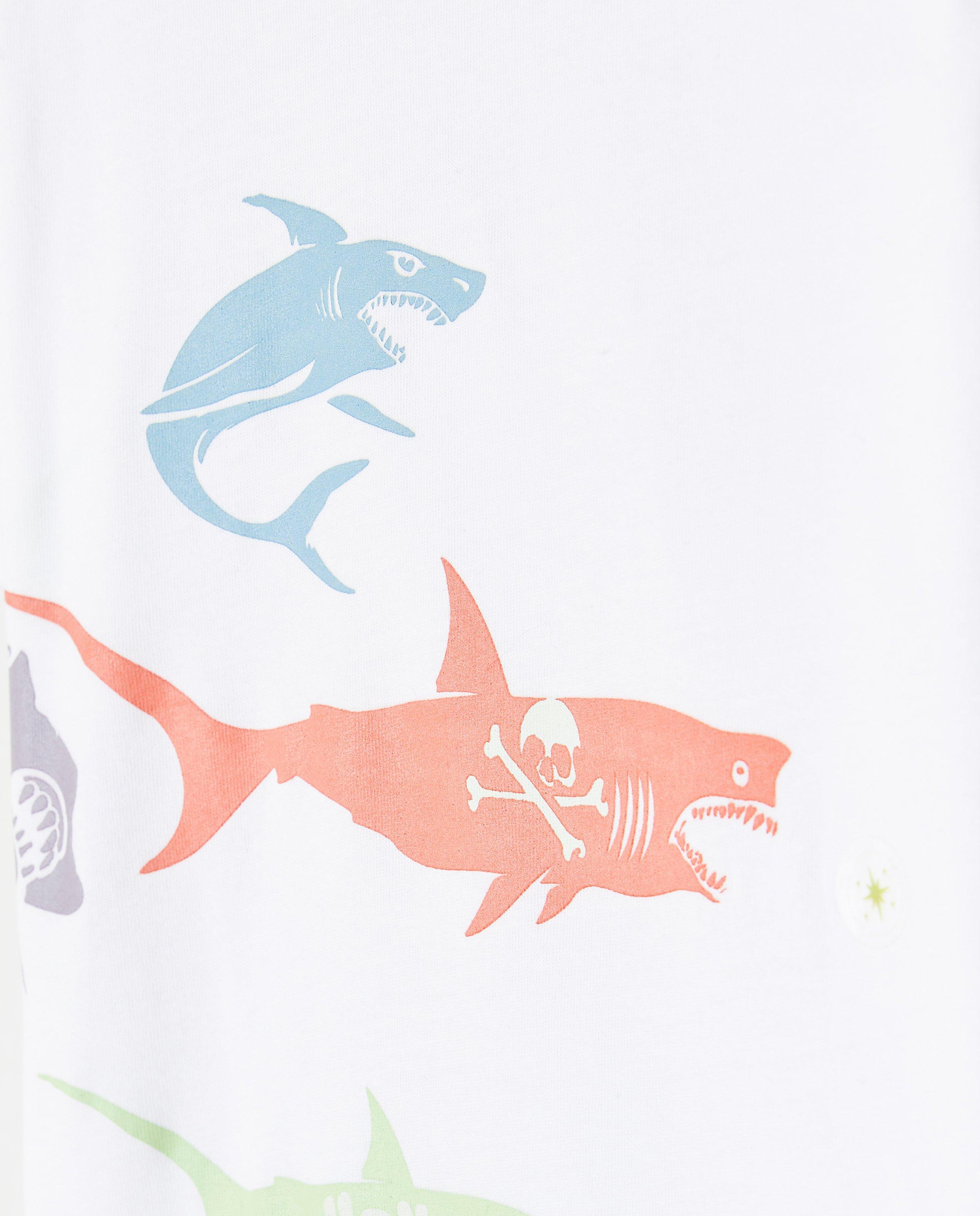 T-shirts - T-shirt met haaienprint