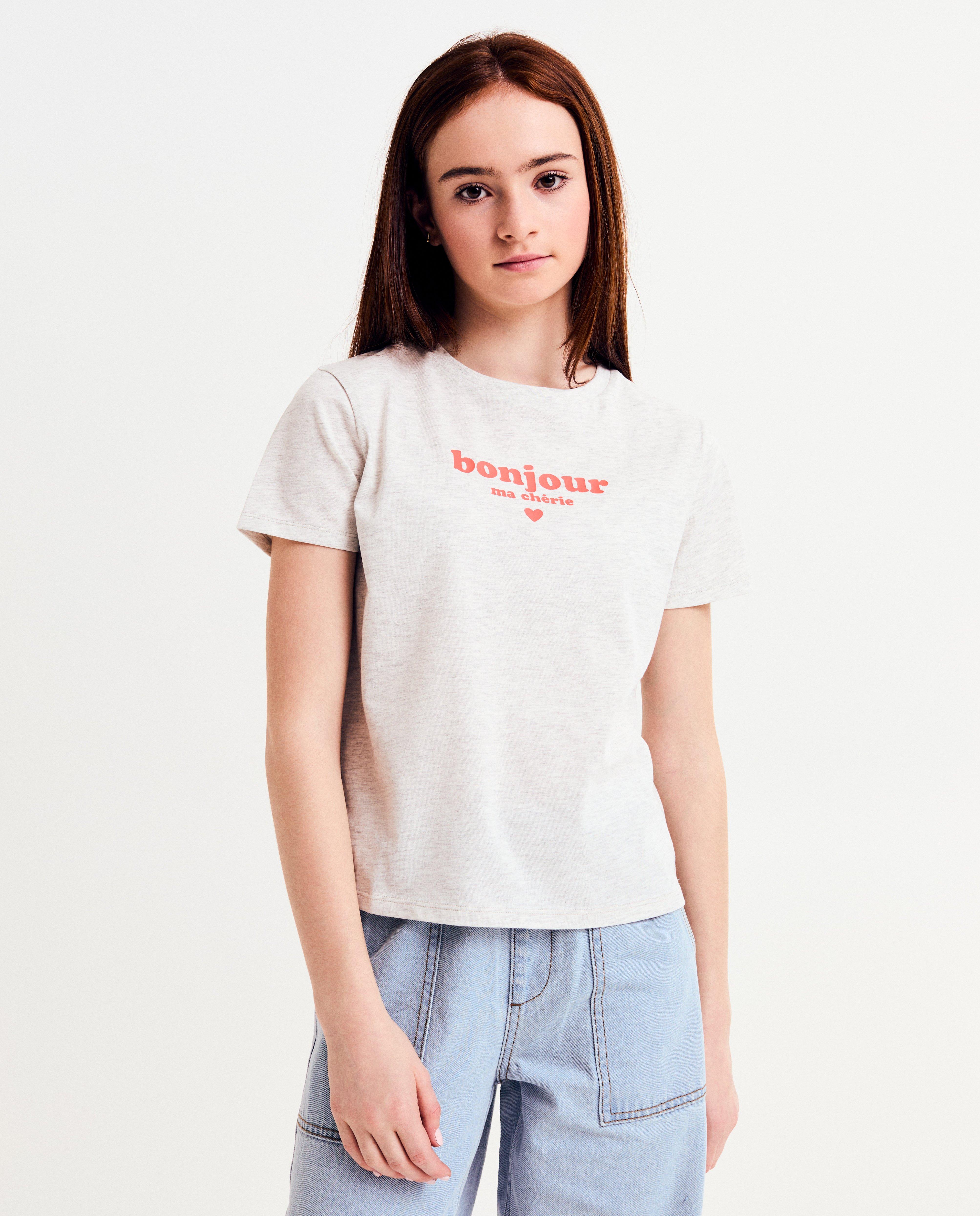 T-shirt met opschrift - null - Besties