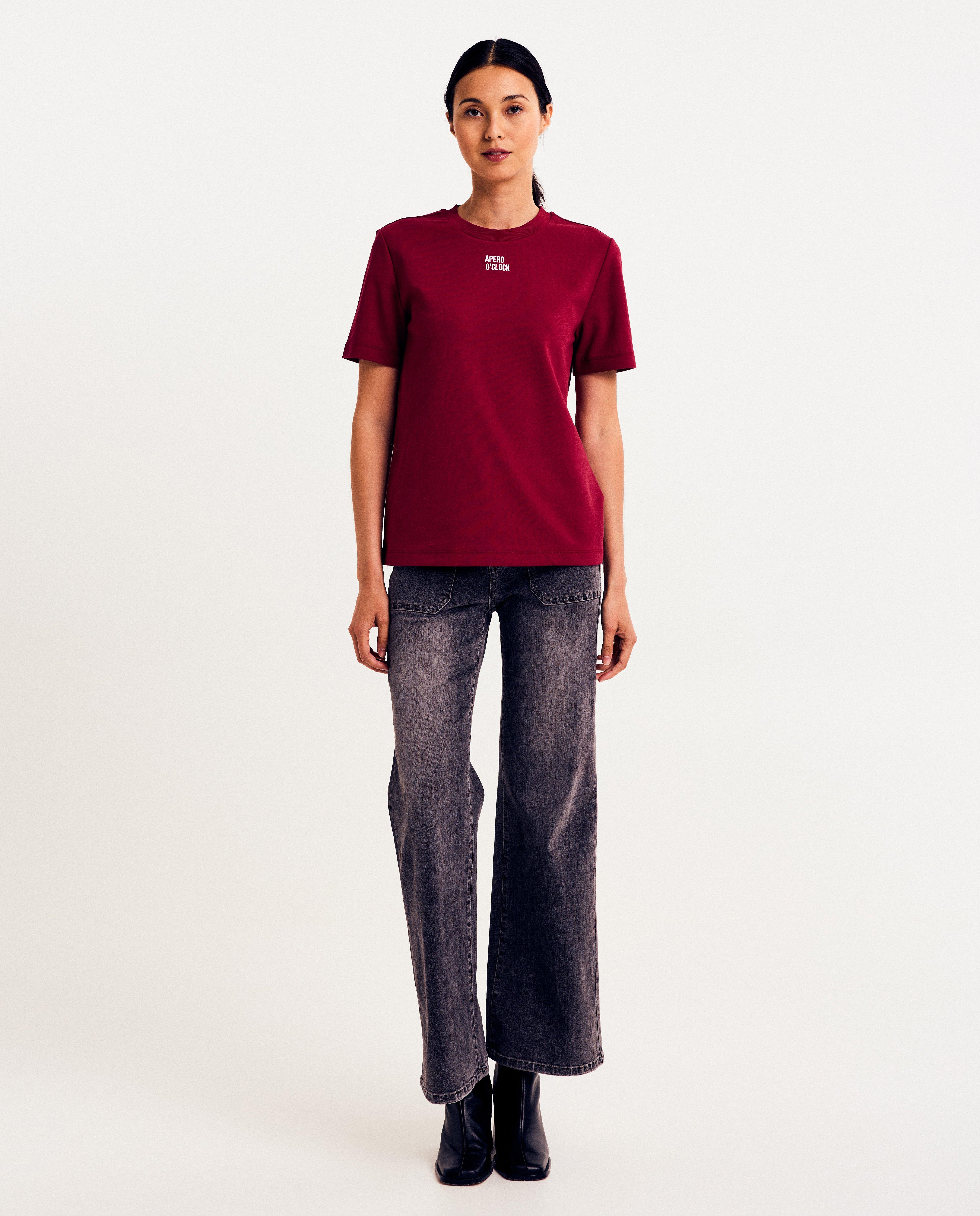 T-shirts - T-shirt met geborduurd opschrift, relaxed fit