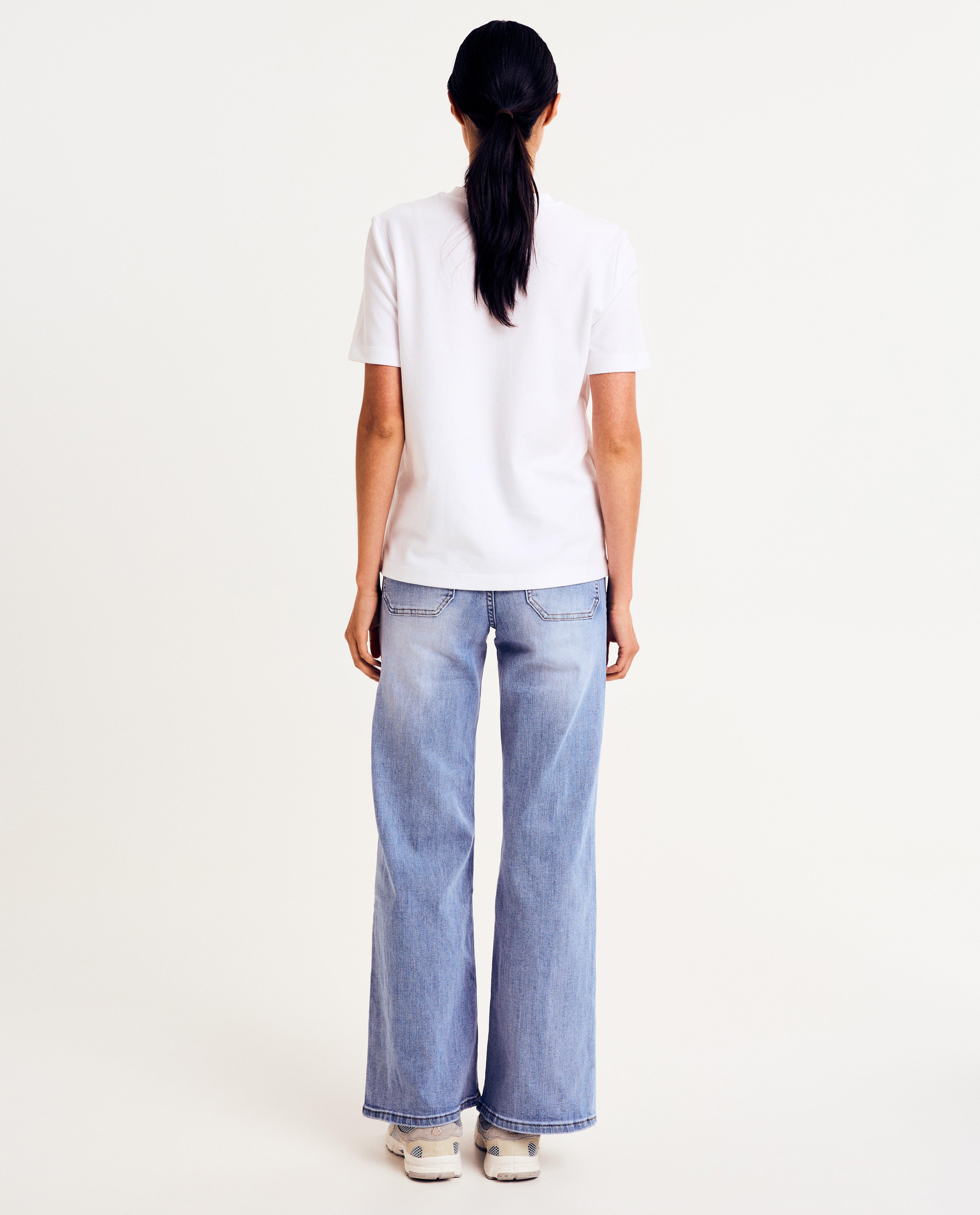 T-shirts - T-shirt met geborduurd opschrift, relaxed fit