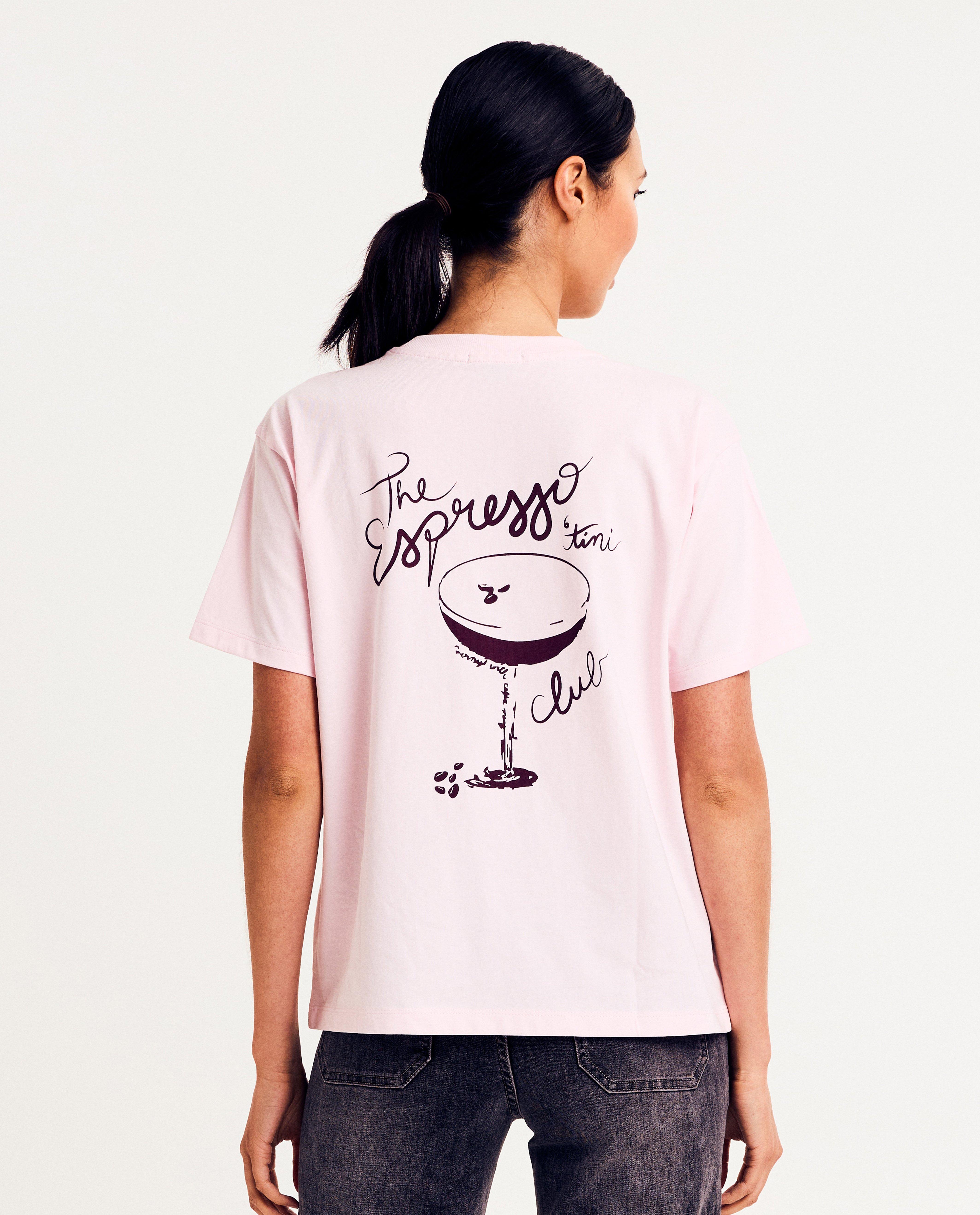 T-shirt met backprint, loose fit - null - Sora