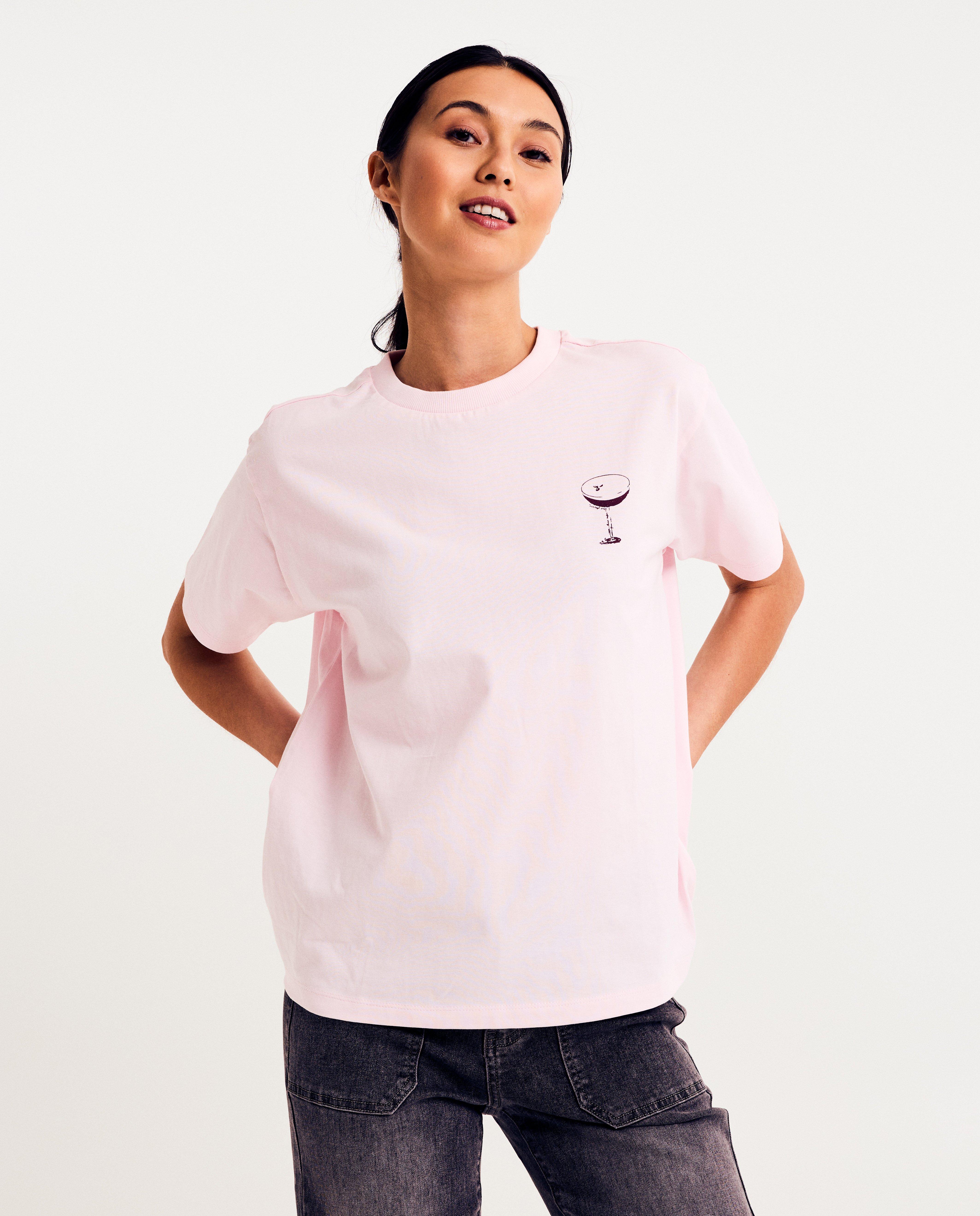 T-shirts - T-shirt met backprint, loose fit
