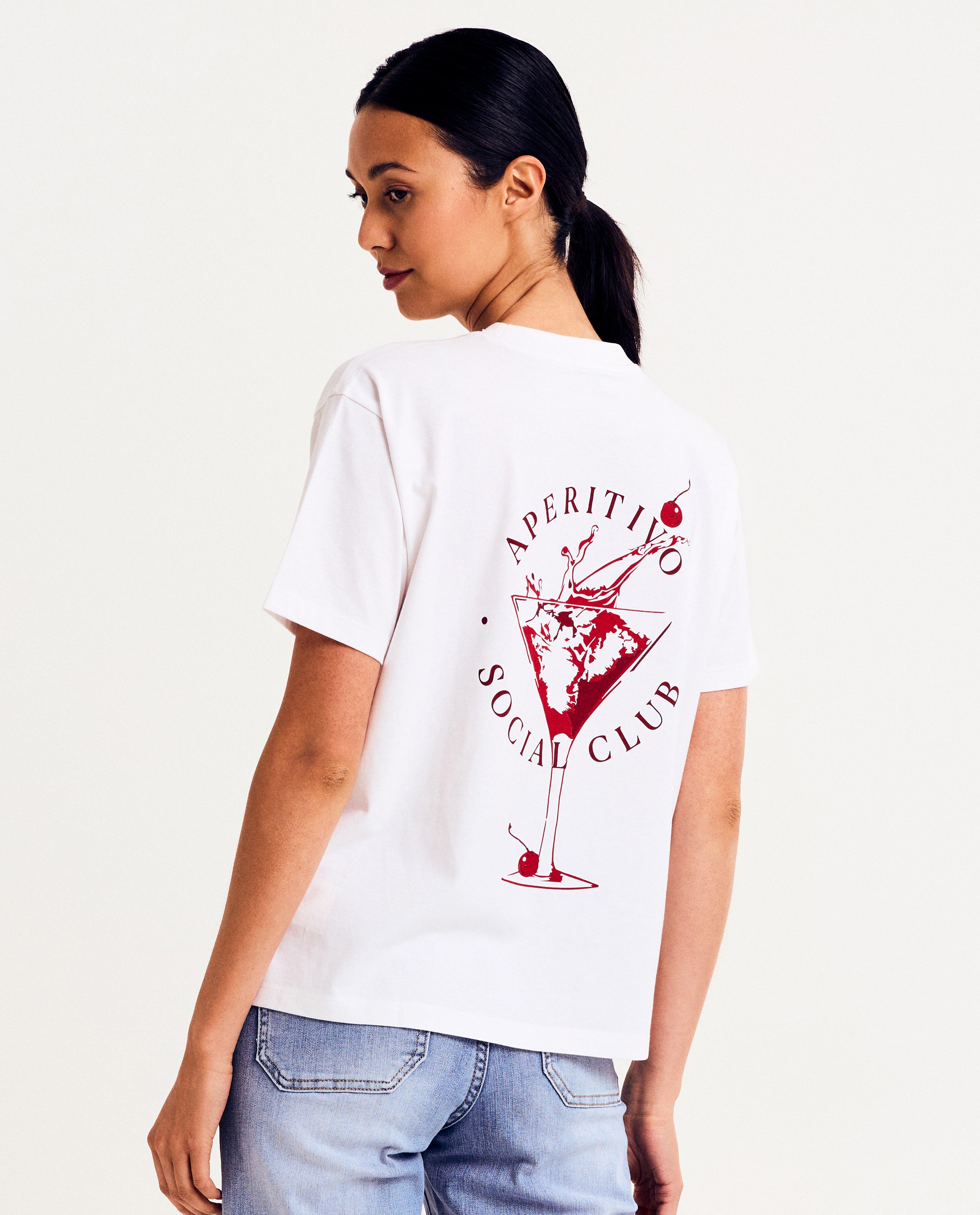 T-shirts - T-shirt met backprint, loose fit
