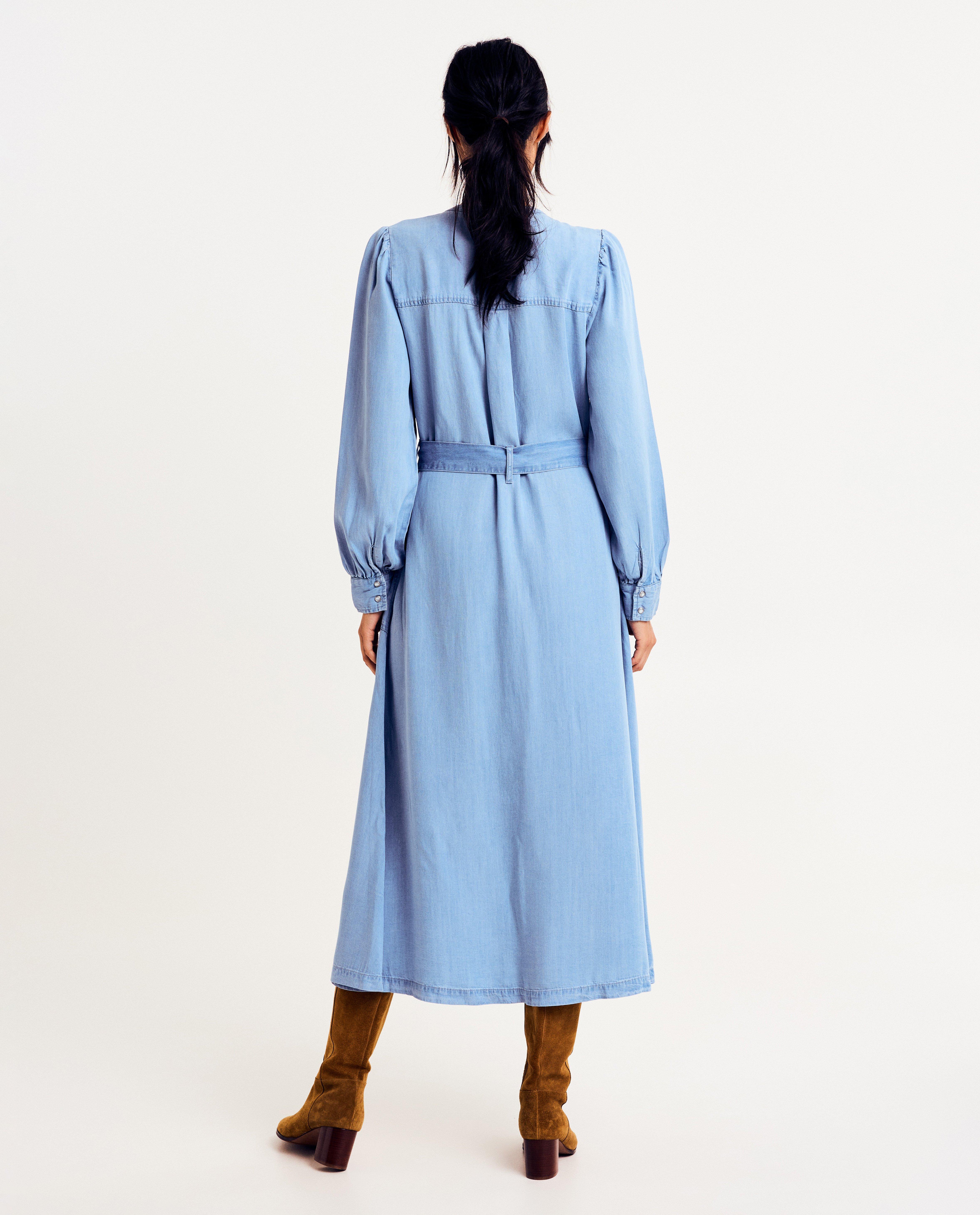 Kleedjes - Blauwe jeansjurk