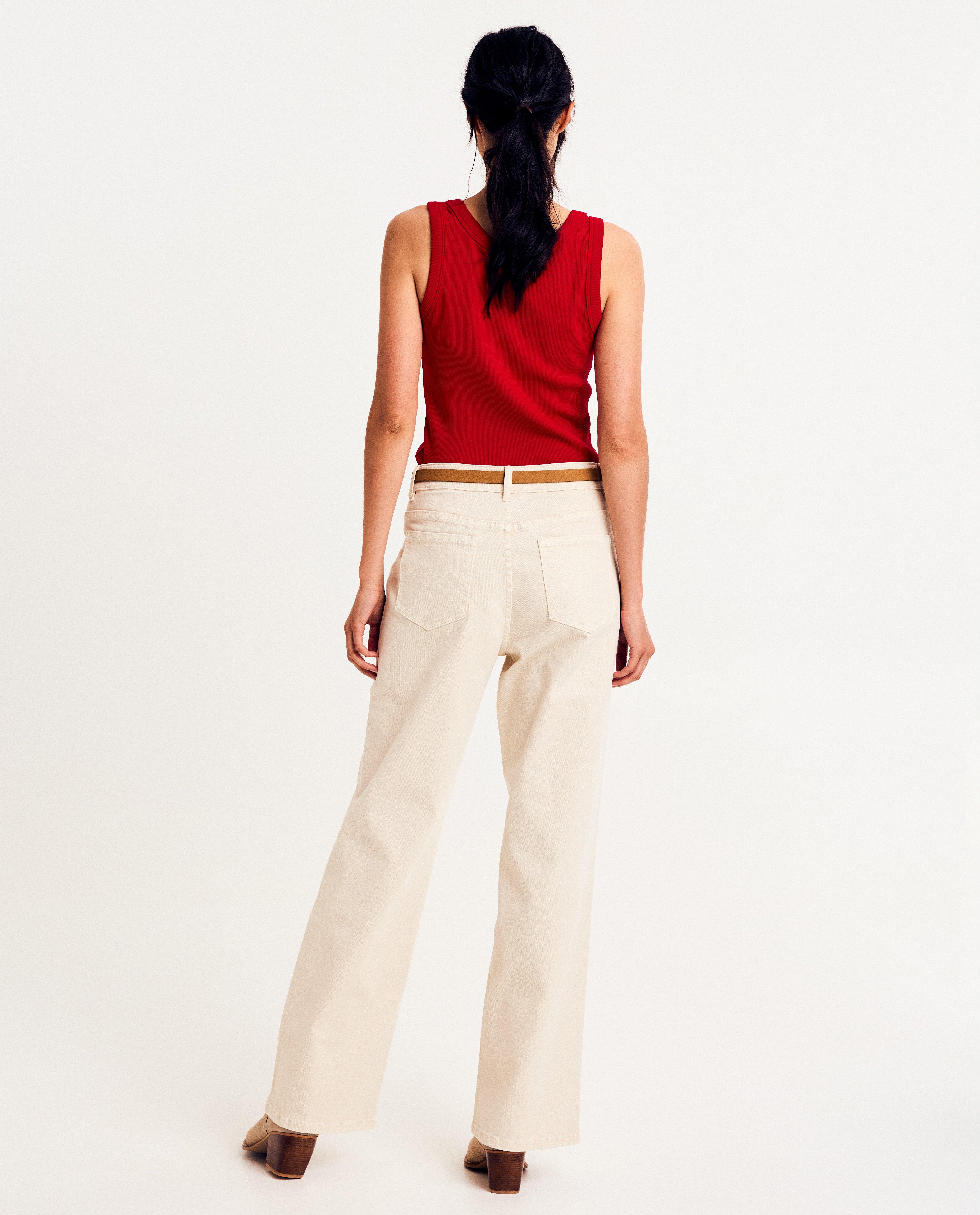 Jeans - Witte jeans, straight fit