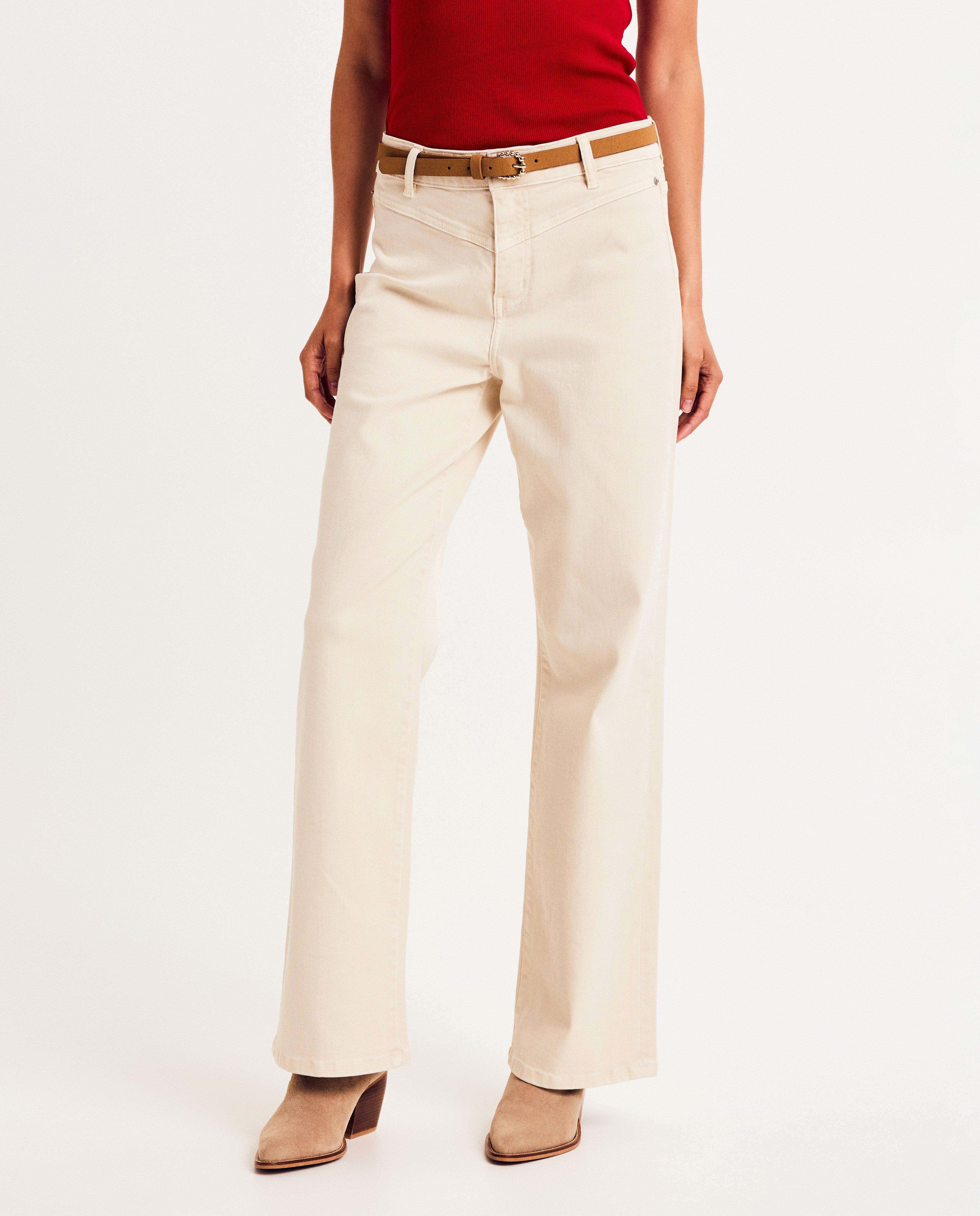 Jeans - Witte jeans, straight fit