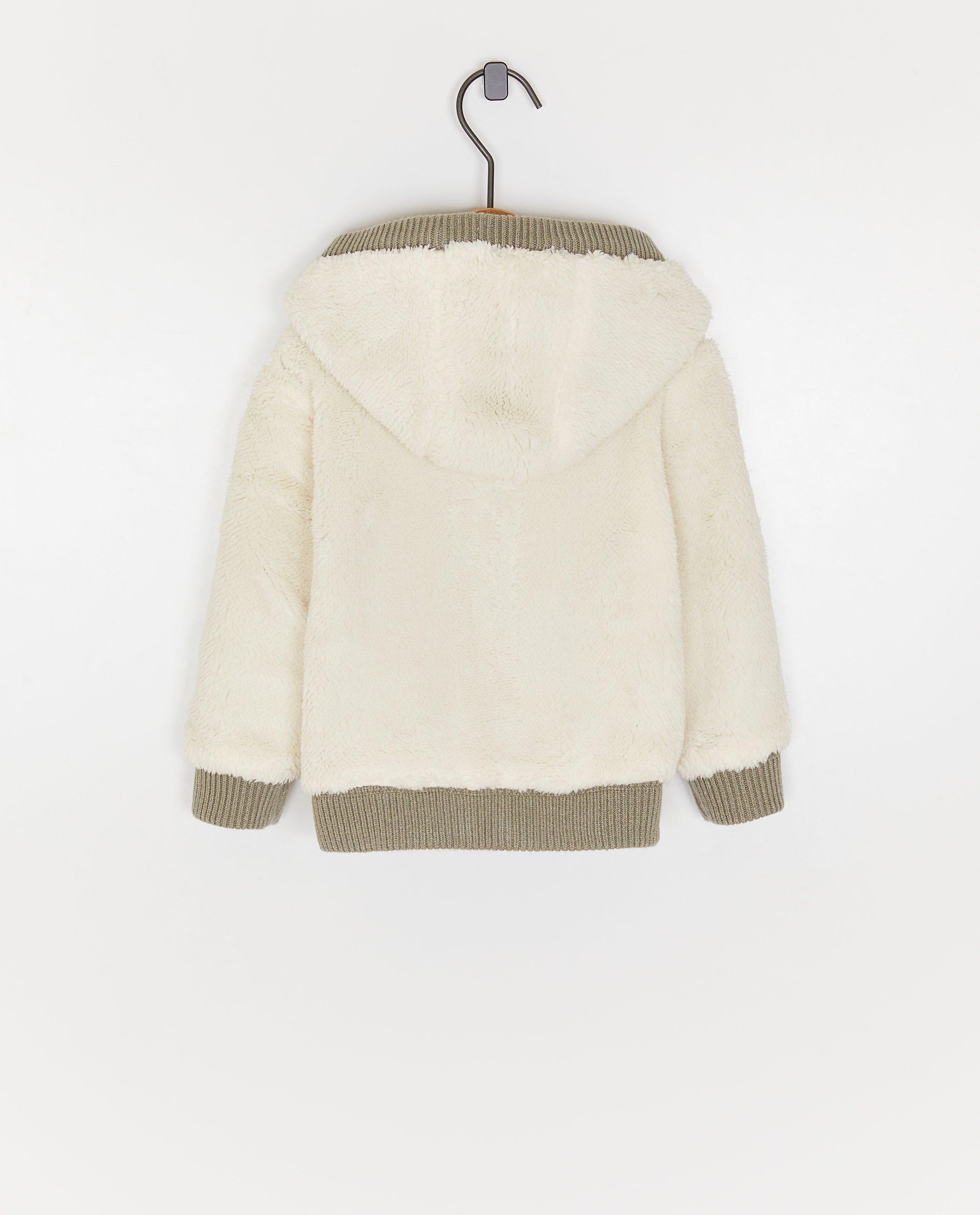 Gilet r&eacute;versible avec de la peluche - D&eacute;tails du produit - khaki - image num&eacute;ro 4