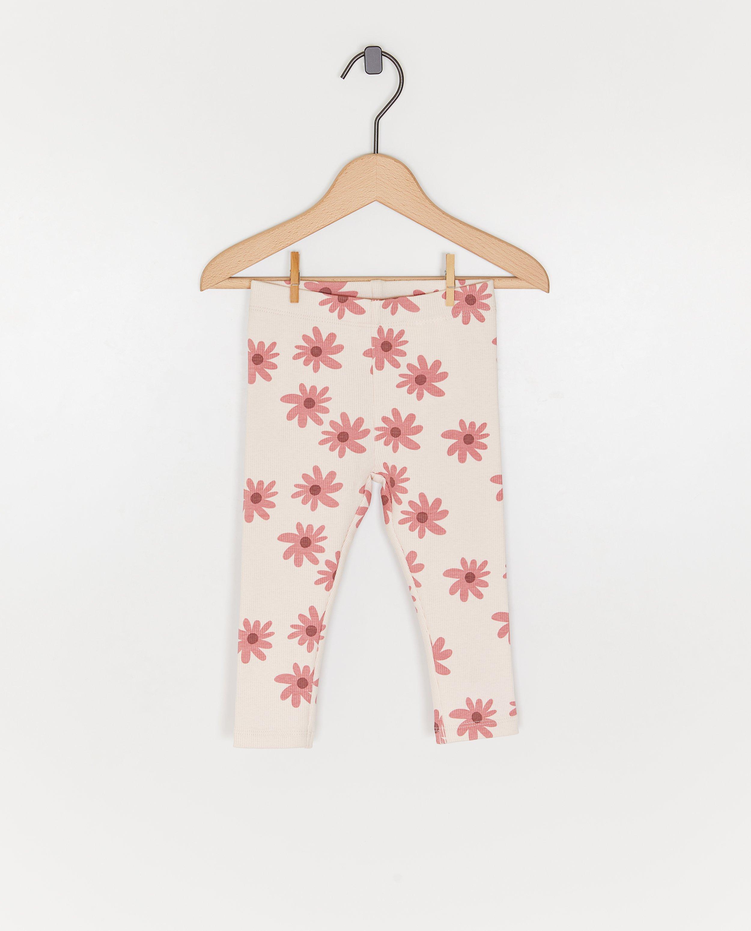 Legging met bloemenprint