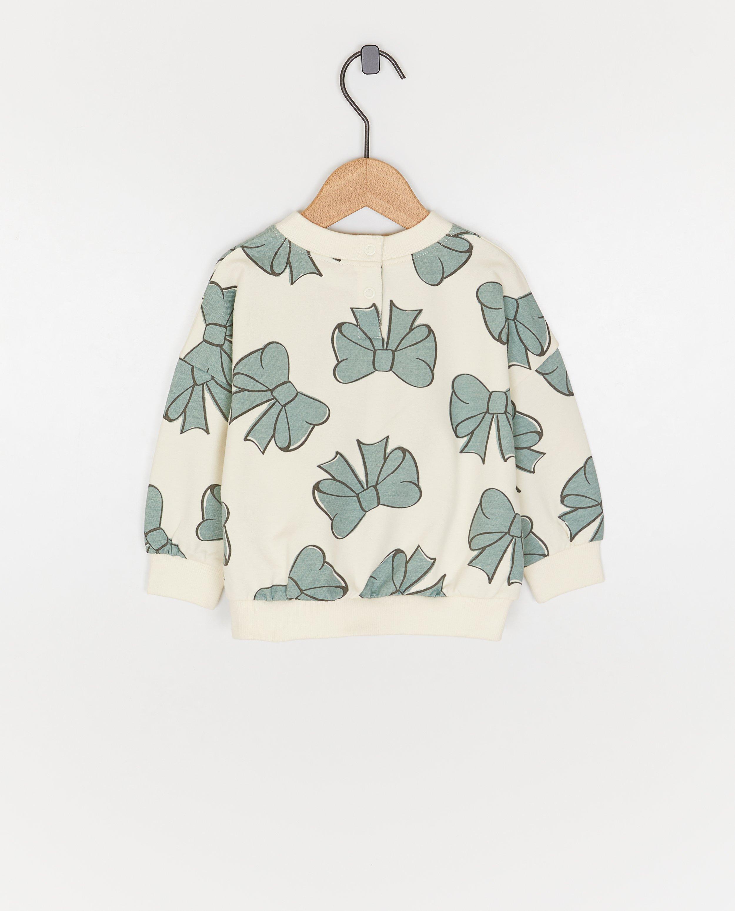 Sweaters - Sweater met strikkenprint, loose fit