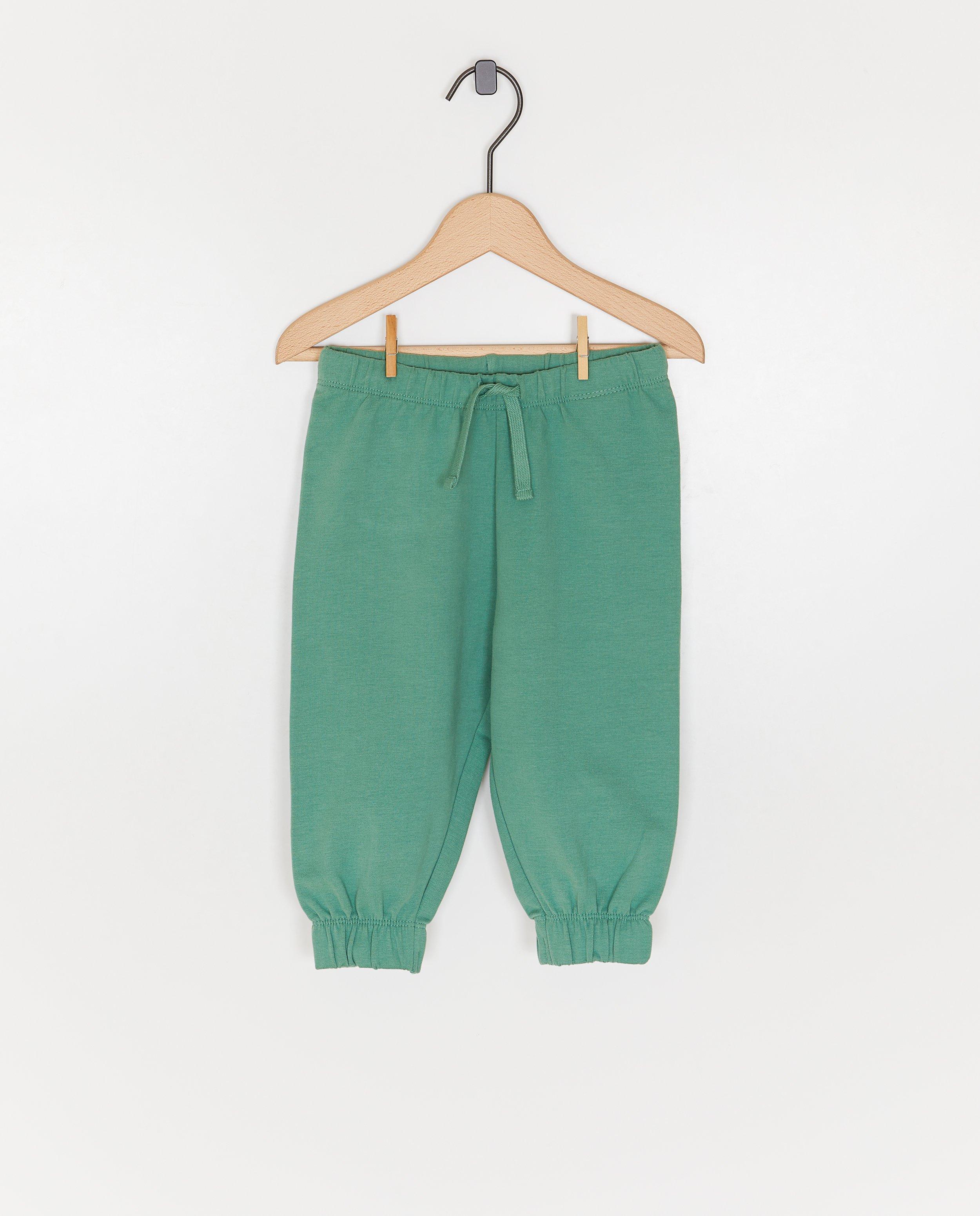 Pantalon de jogging vert, loose fit - null - Cuddles and Smiles