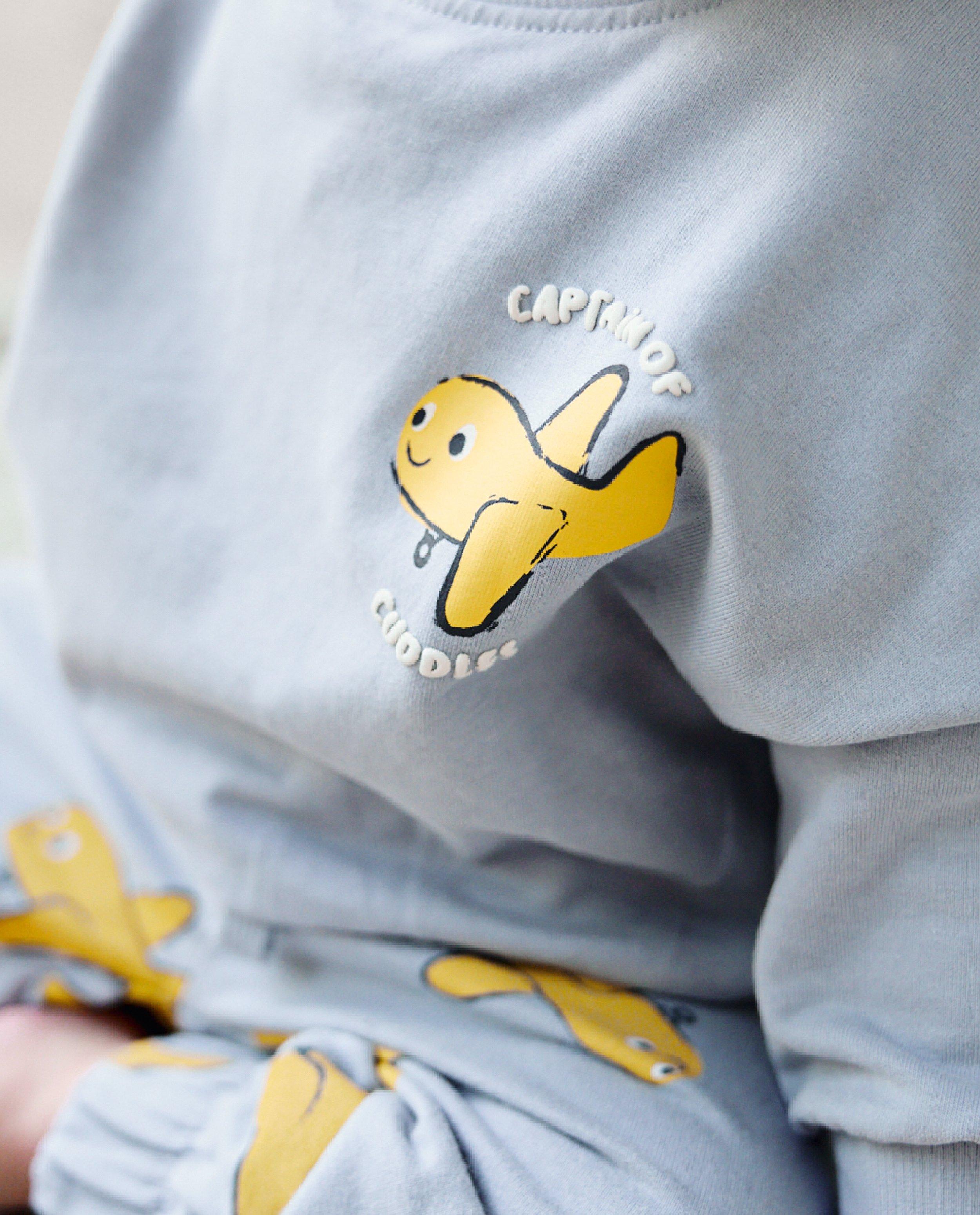 Sweats - Pull avec impression d'avion