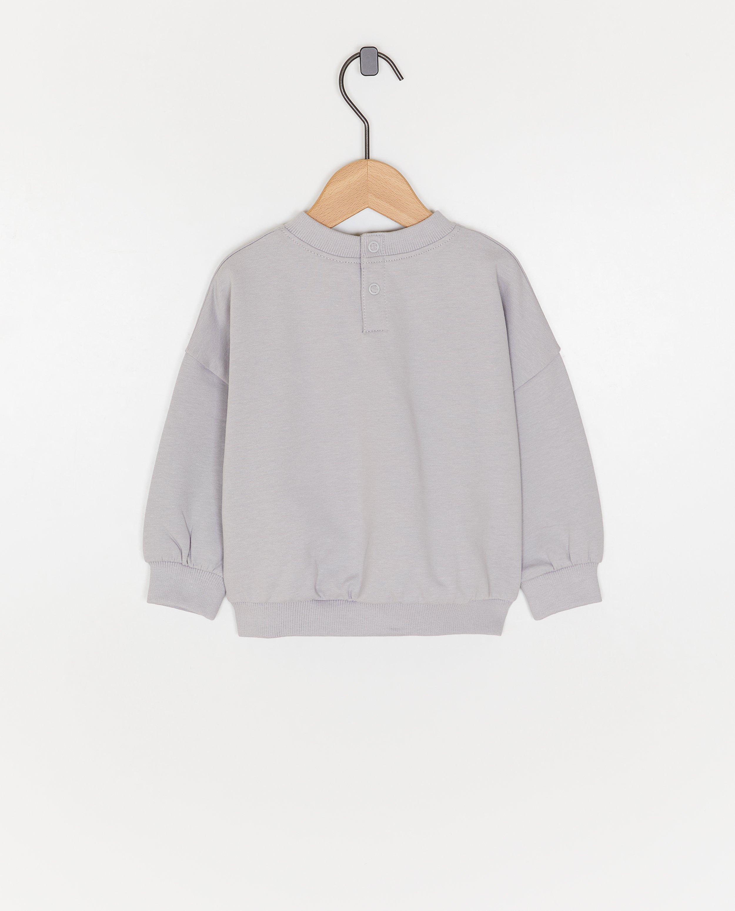 Sweaters - Sweater met vliegtuigprint, loose fit