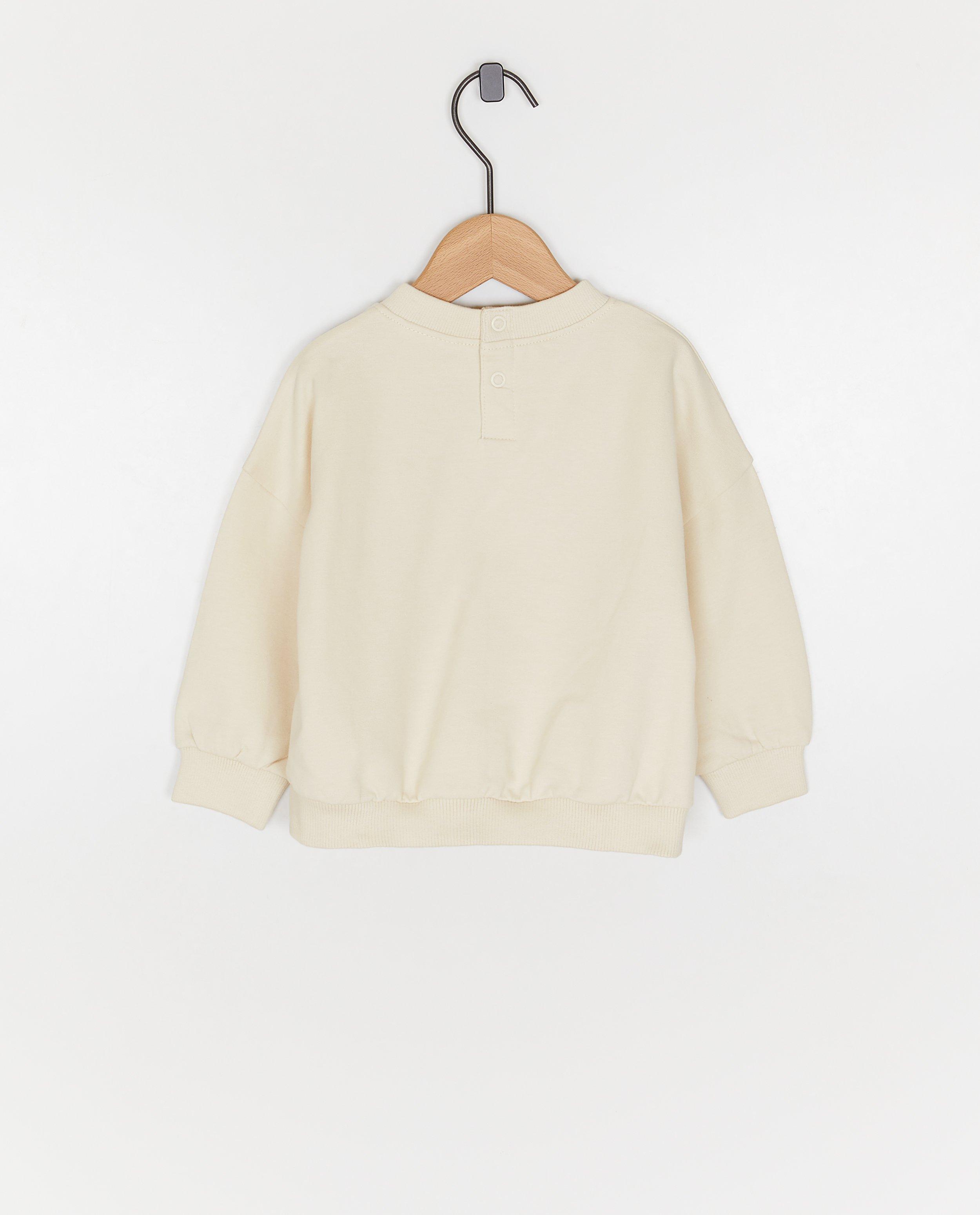 Sweaters - Sweater met vliegtuigprint, loose fit