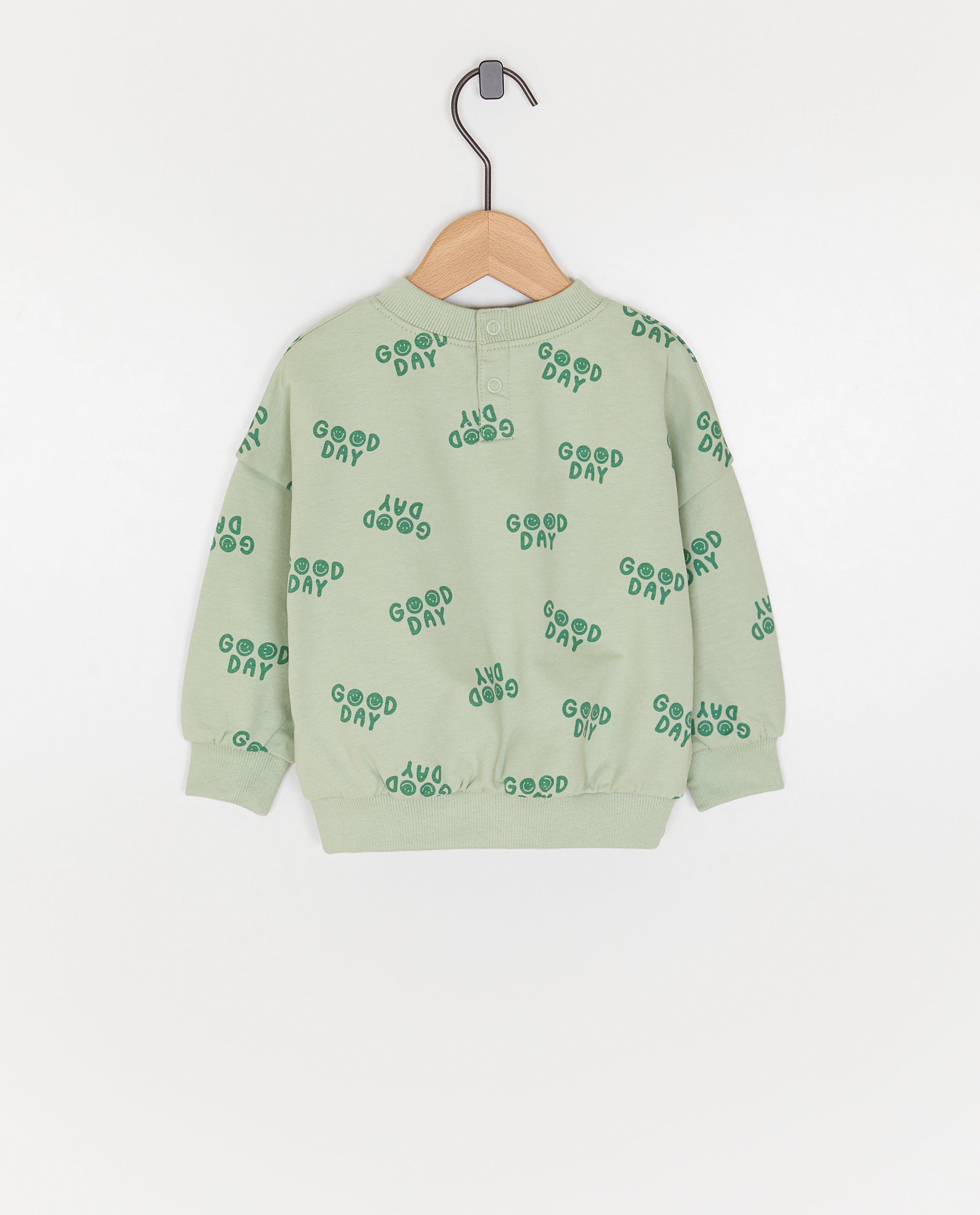 Sweaters - Sweater met opschrift, loose fit