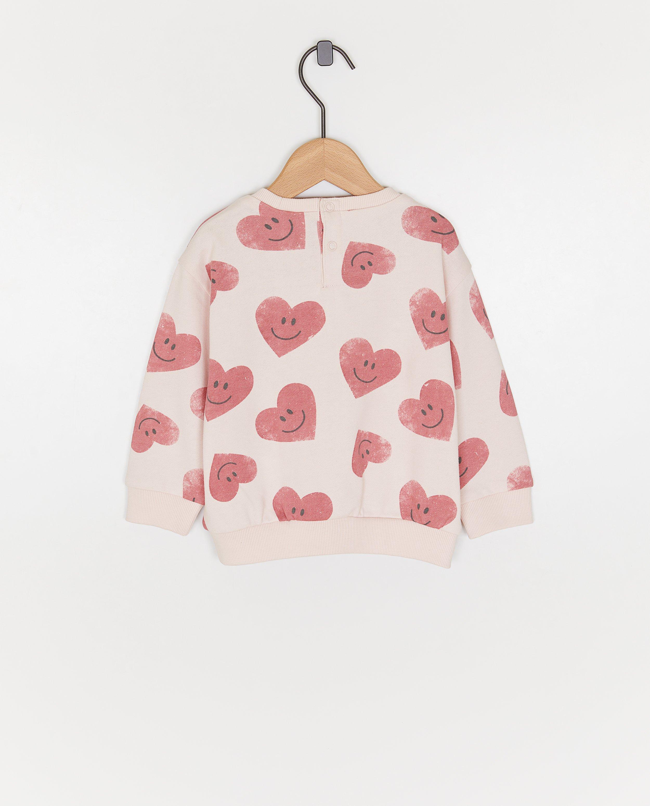 Sweat &agrave; imprim&eacute; de cerises - D&eacute;tails du produit - rose clair - image num&eacute;ro 2