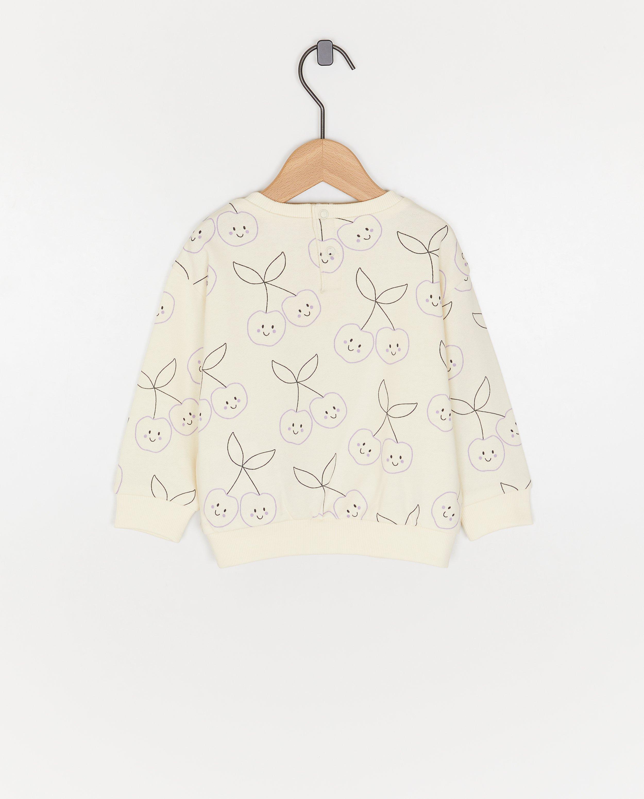 Sweaters - Sweater met print kersen