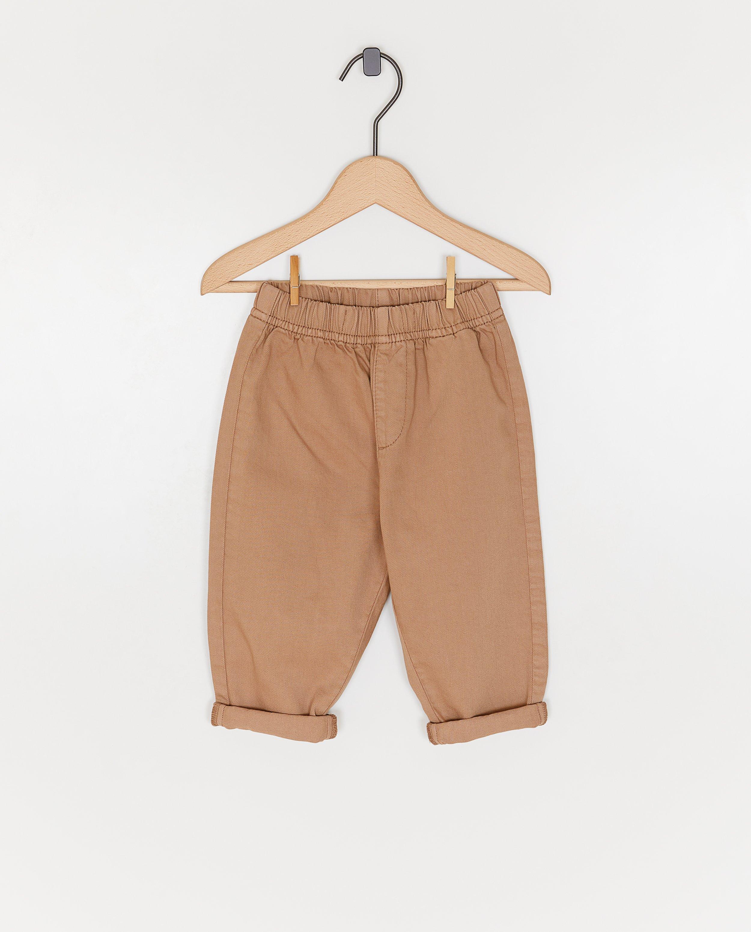 Bruine broek, baggy fit - null - Besties