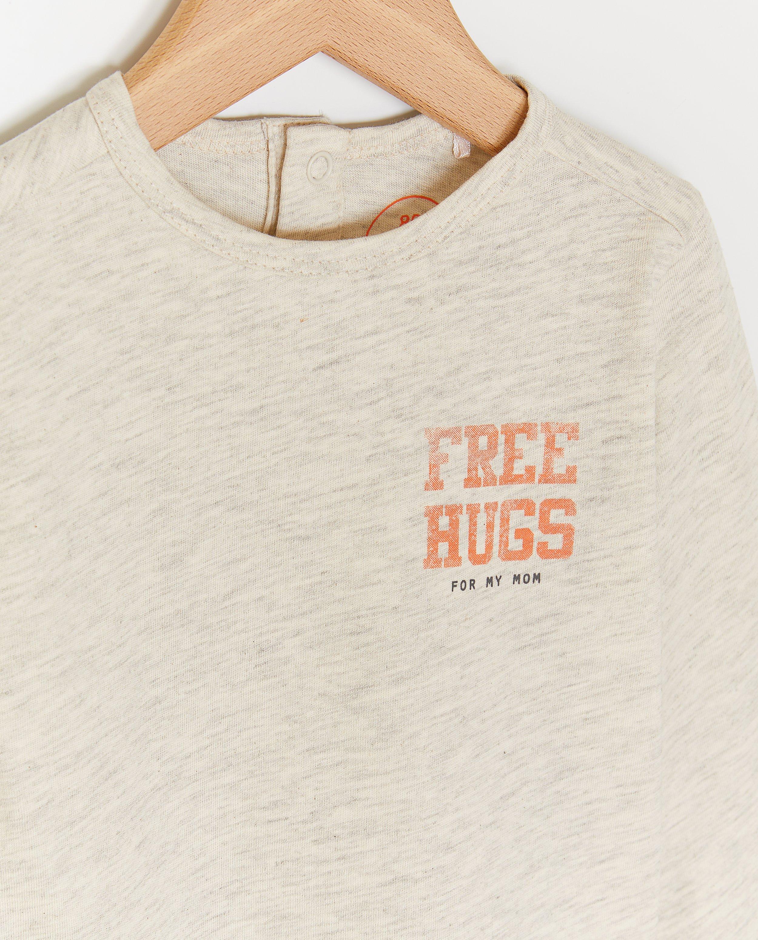 T-shirts - Longsleeve met opschrift