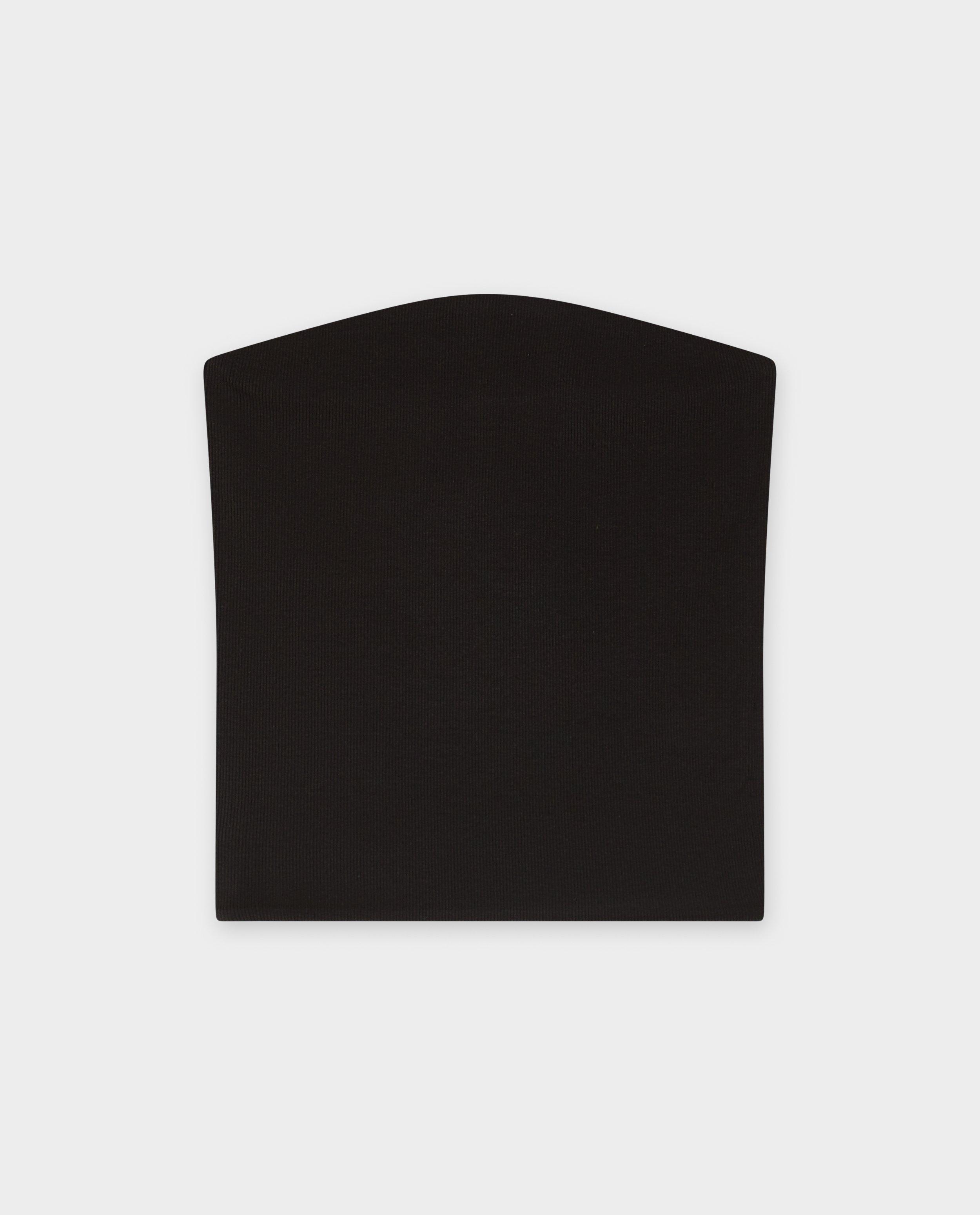 T-shirts - Bandeautop met fijne rib