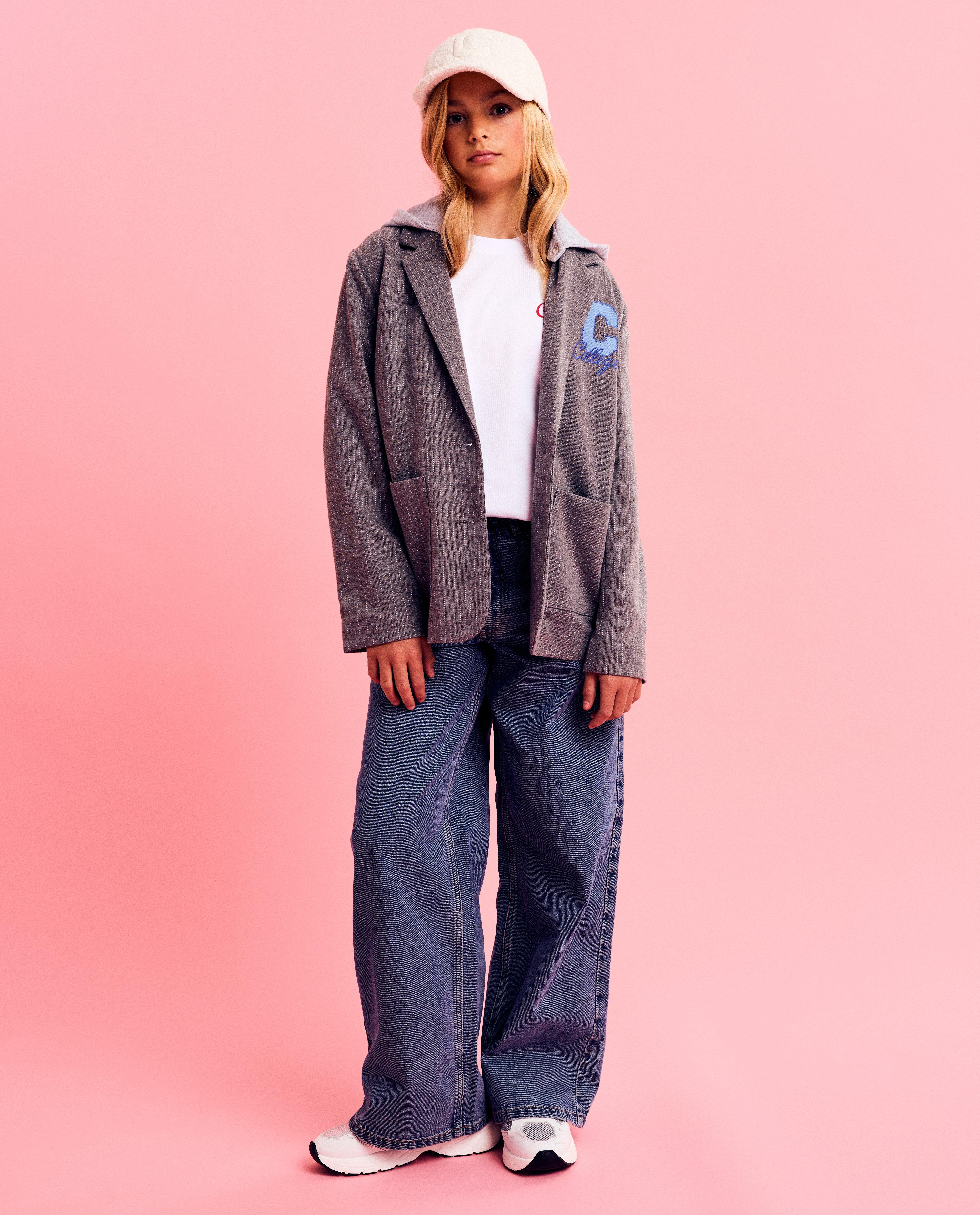 Poncho's en teddy's - Blazer met backprint, 116-164
