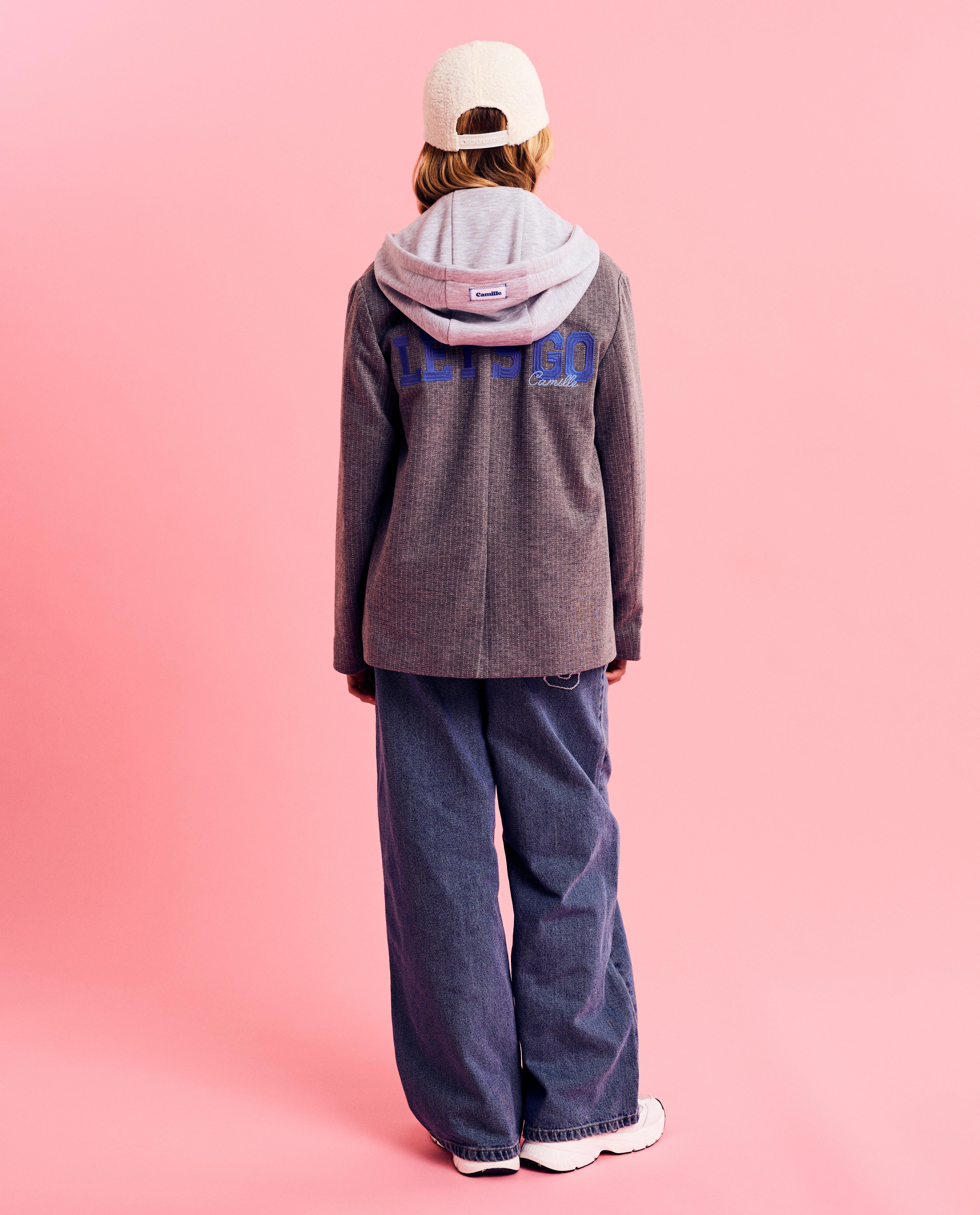 Poncho's en teddy's - Blazer met backprint, 116-164