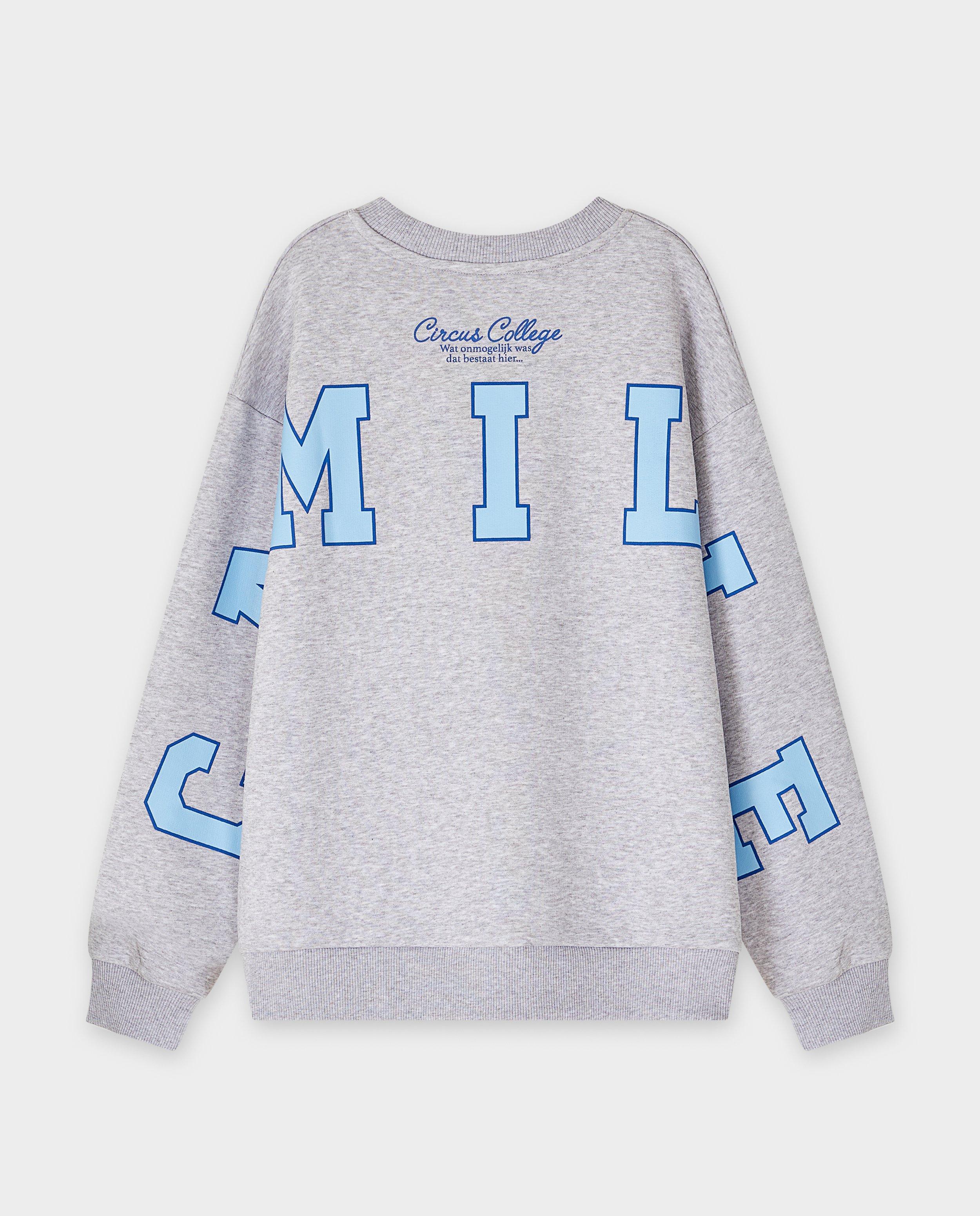 Sweaters - Sweater met opschrift in reliëf, unisex, 116-164