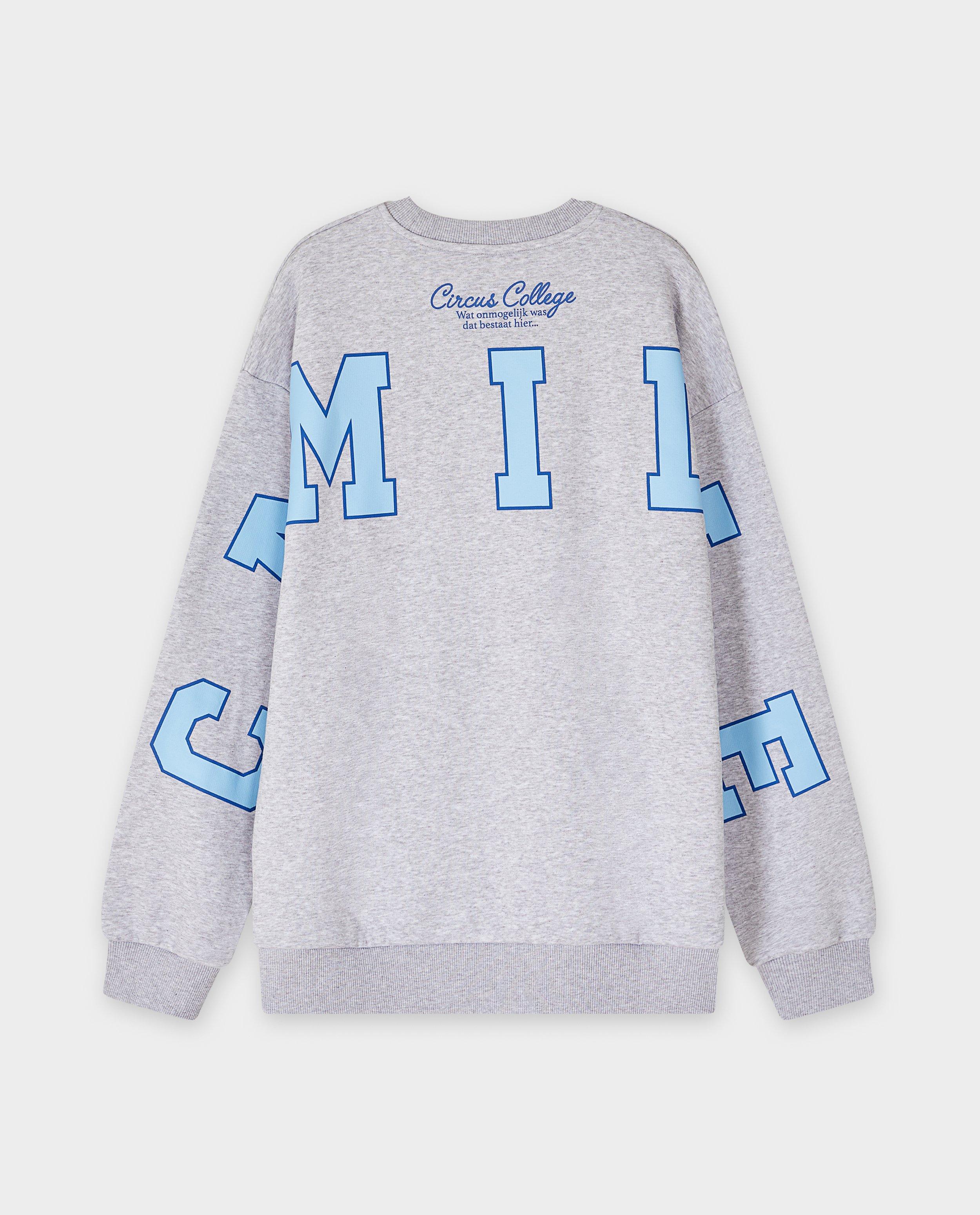 Sweaters - Sweater met opschrift in reliëf, unisex, XS-XL