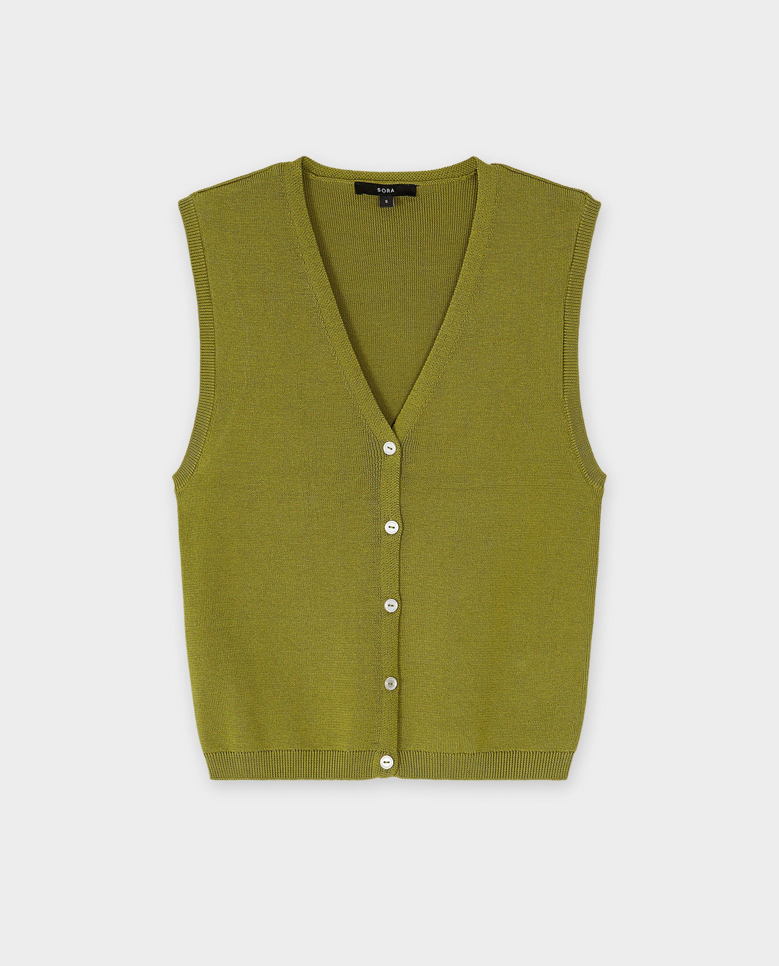 Cardigan - Mouwloze cardigan