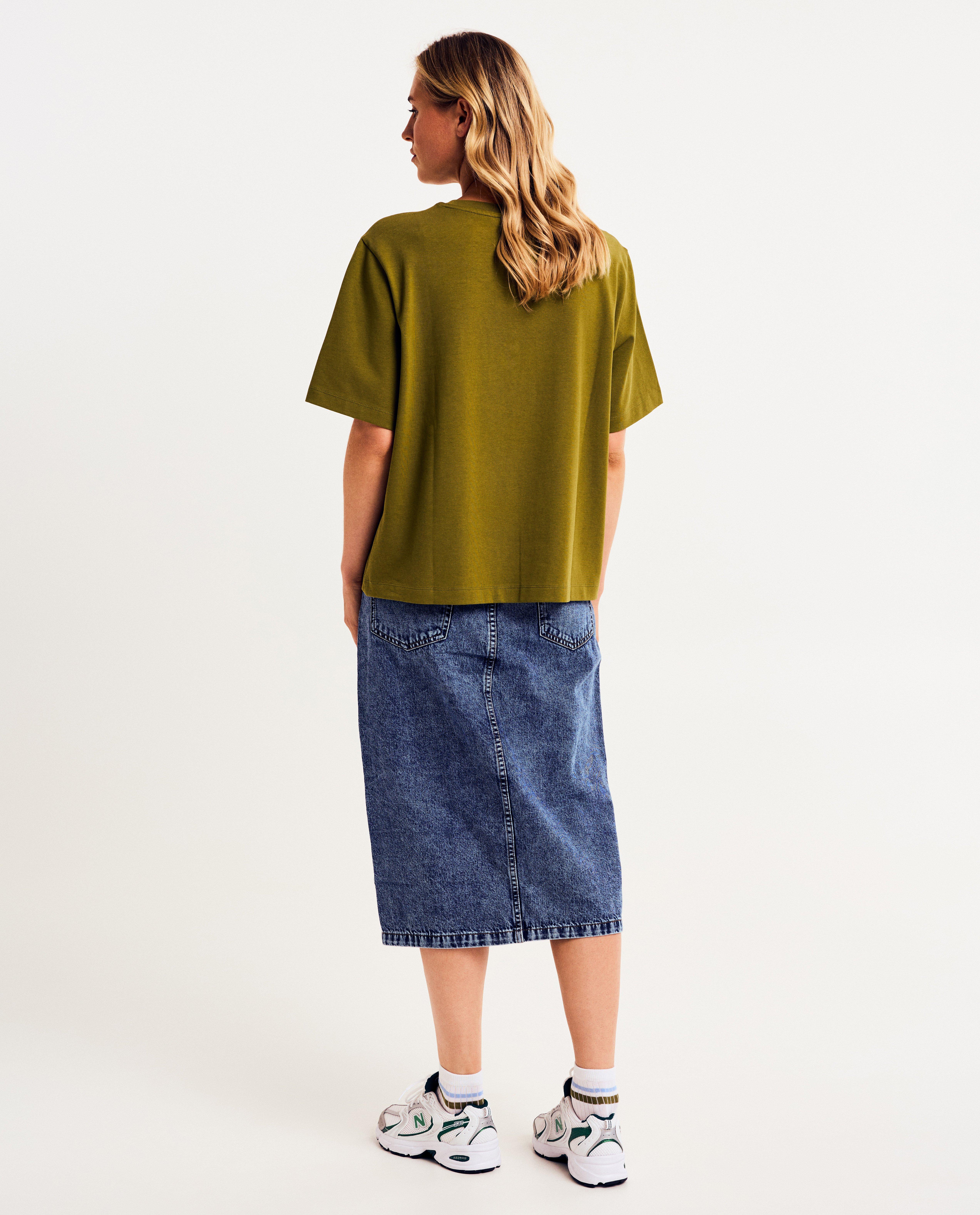 T-shirts - Groen T-shirt, oversized fit