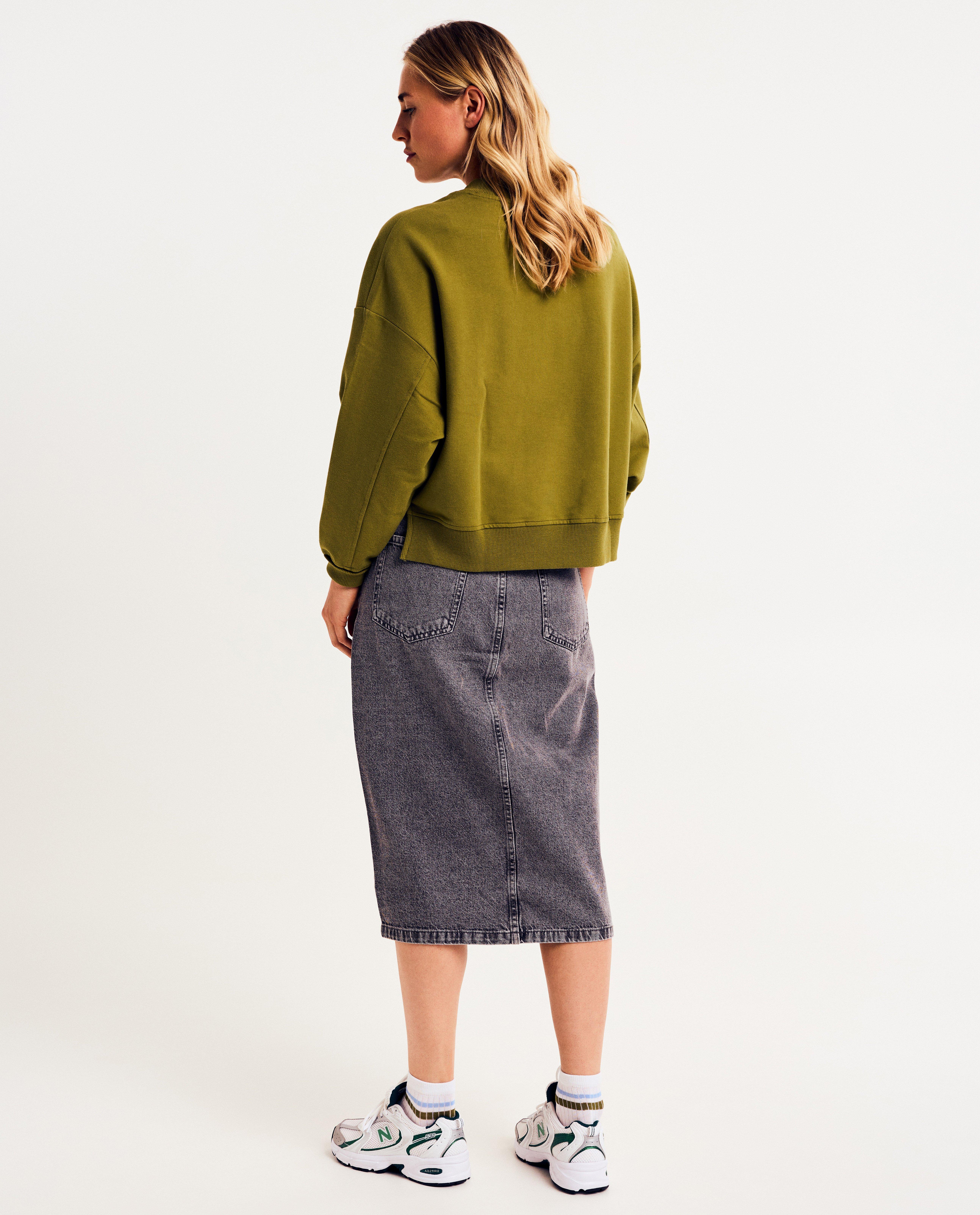Sweaters - Groene sweater, oversized fit