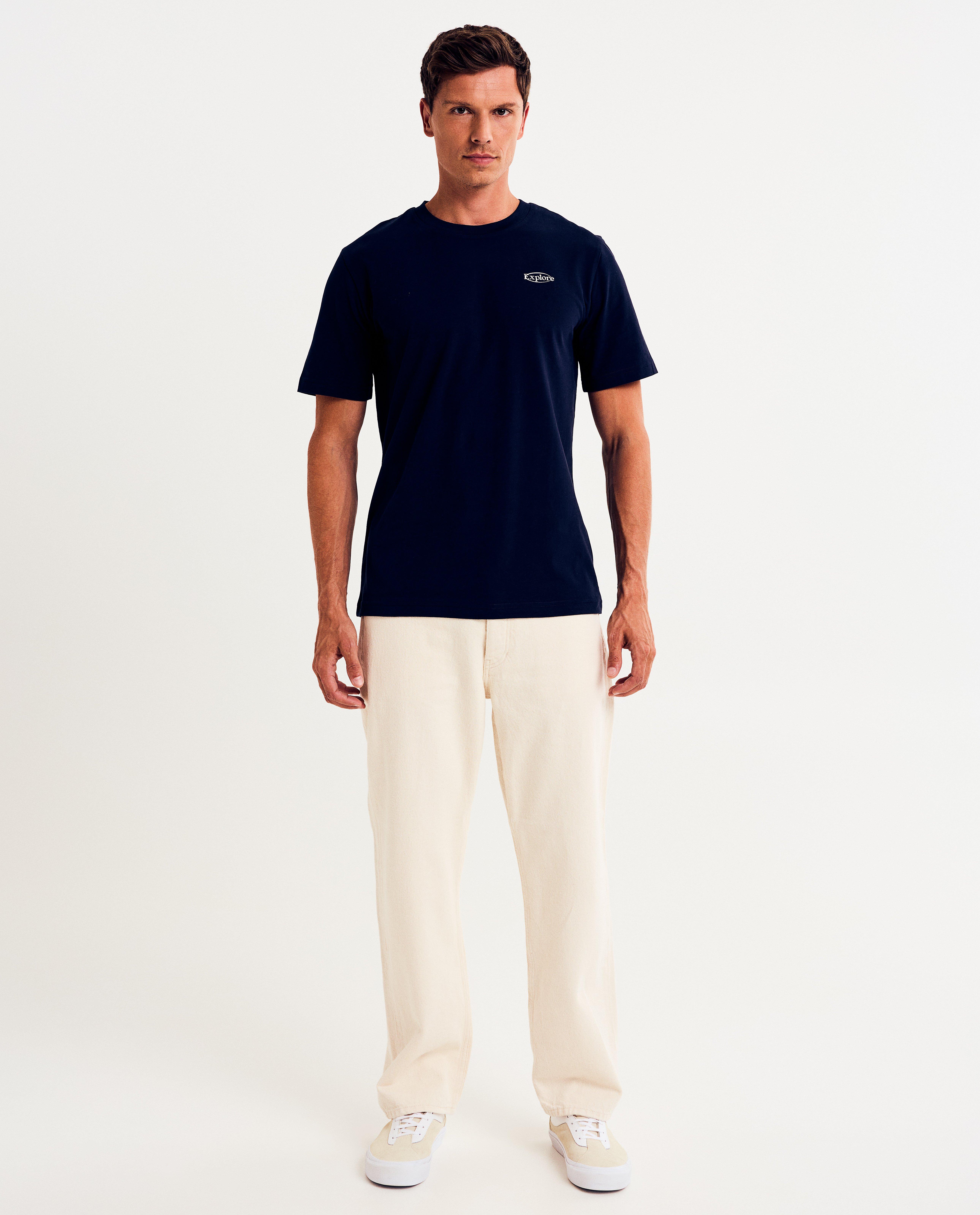 T-shirts - T-shirt met geborduurde figuur, regular fit
